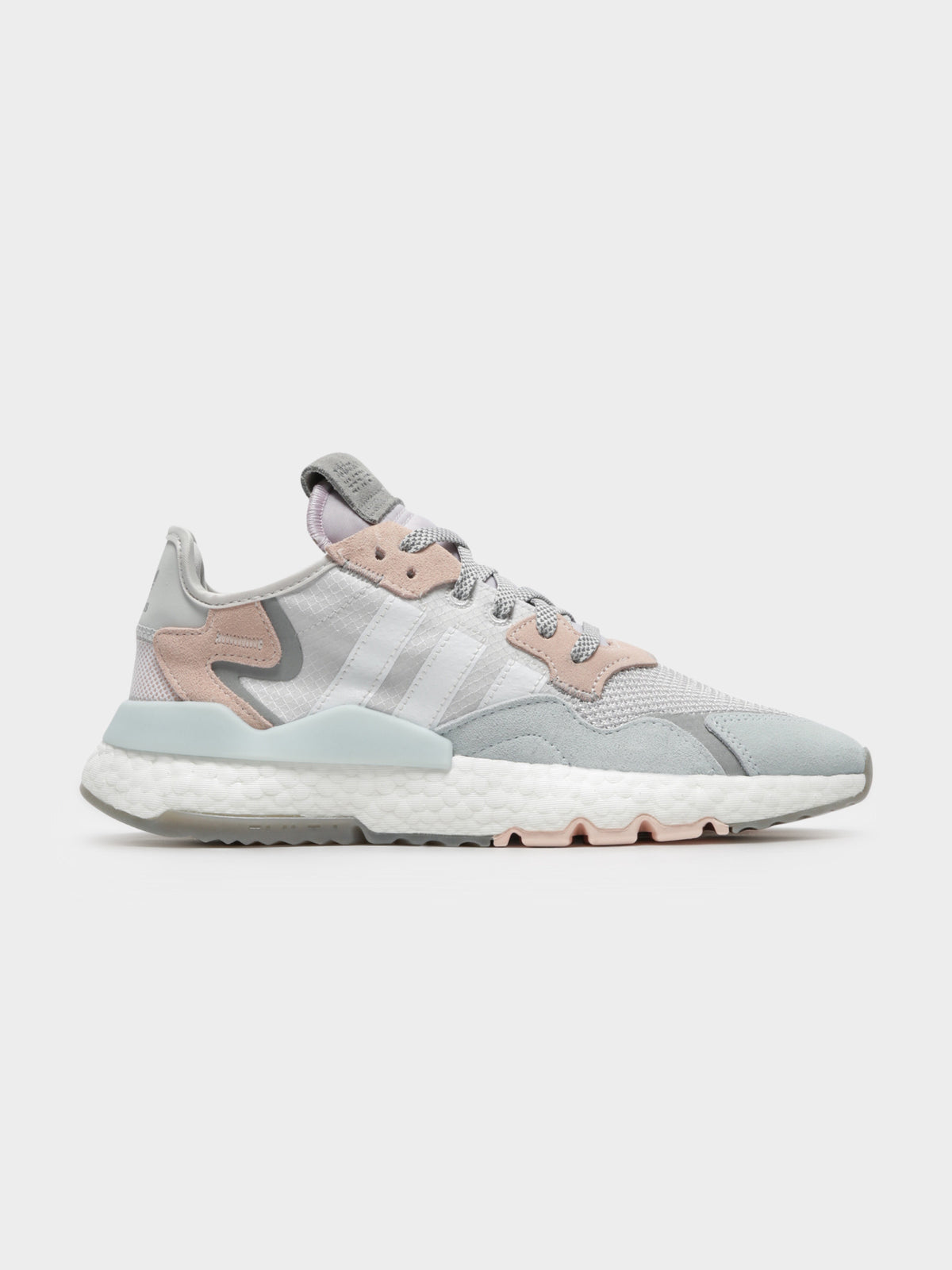 Womens Nite Jogger in Grey Pink &amp; White
