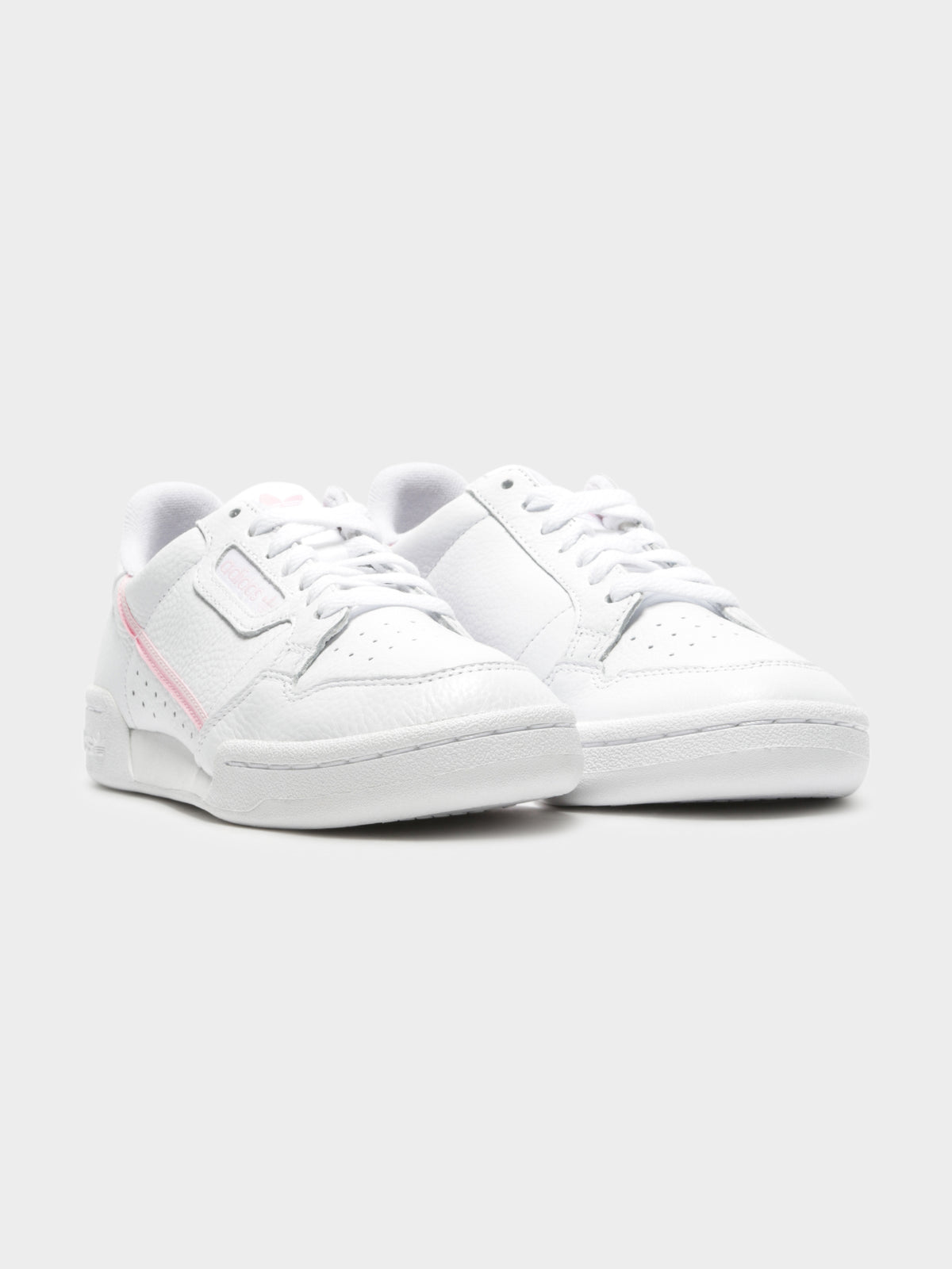 Womens Continental 80 Sneakers in White &amp; Pink