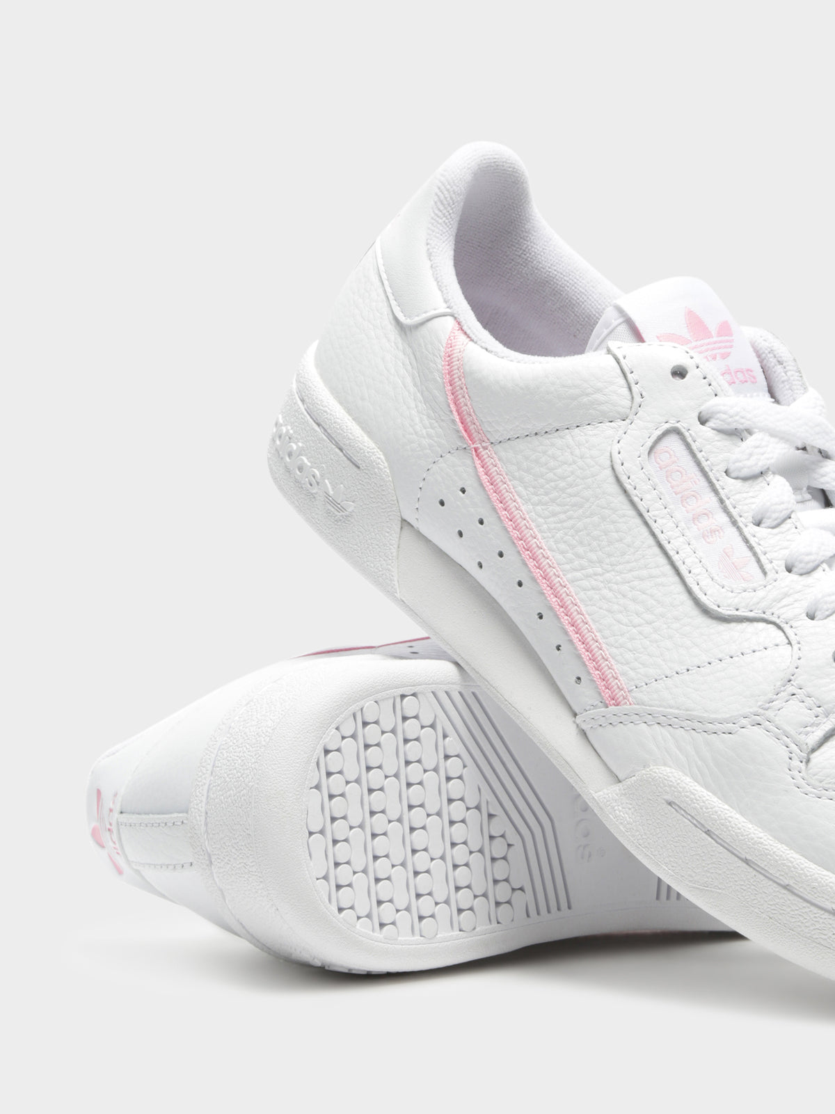 Womens Continental 80 Sneakers in White &amp; Pink