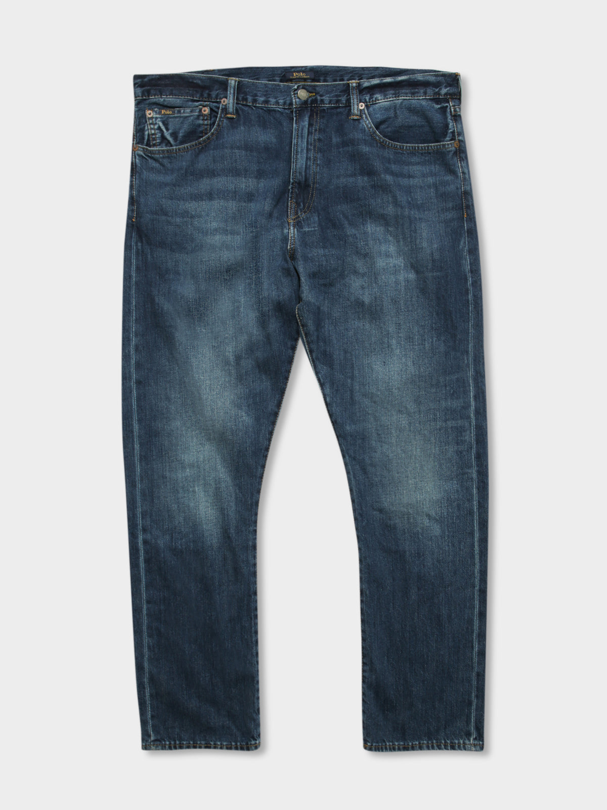 Varick Slim Jeans in Blue Denim