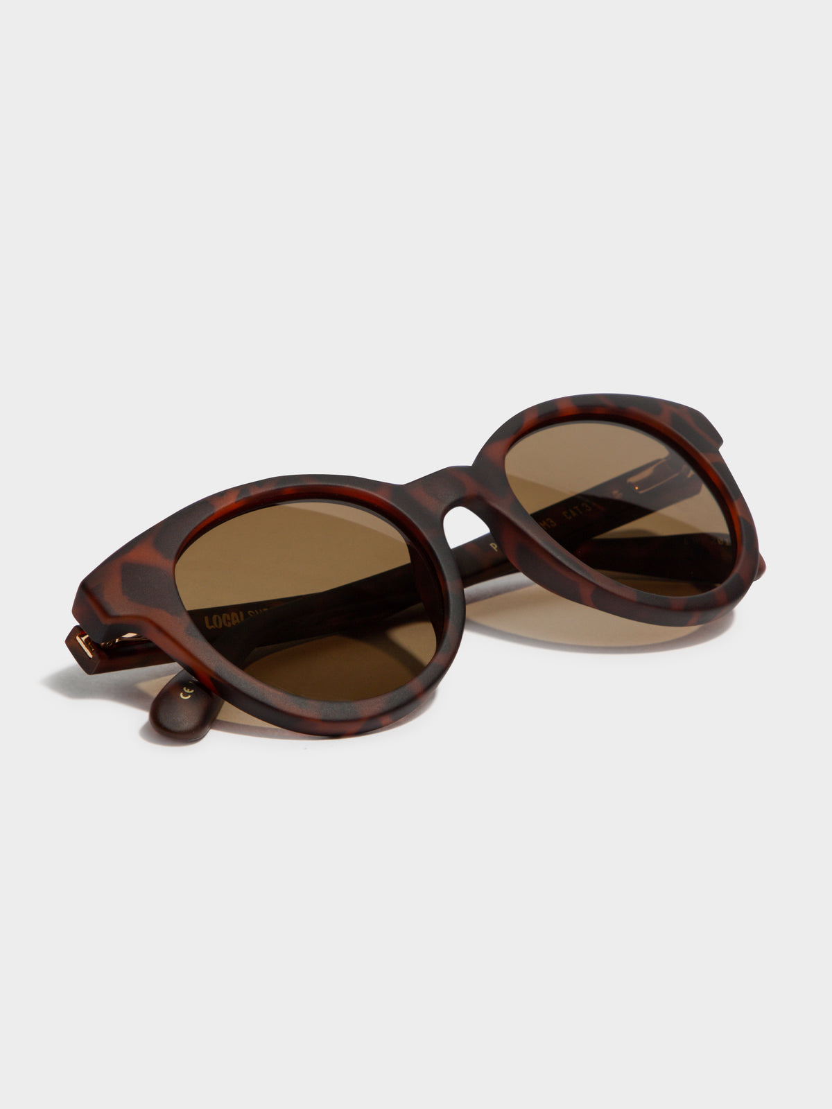 Park TLM3 Polished Sunglasses in Tortoise Shell