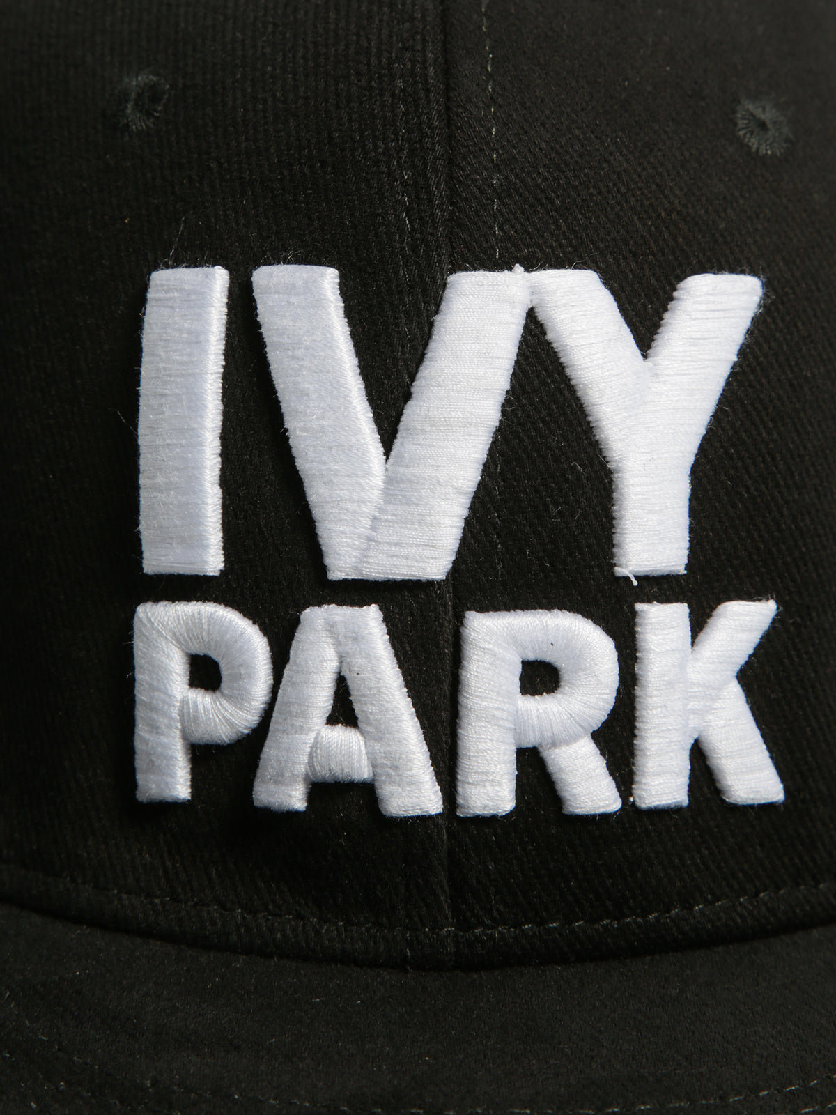 Ivy Park Logo Snapback in Black &amp; White