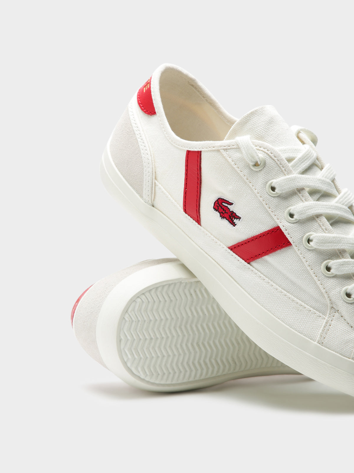 Womens Sideline 119 1 CFA Sneakers in Off White &amp; Red