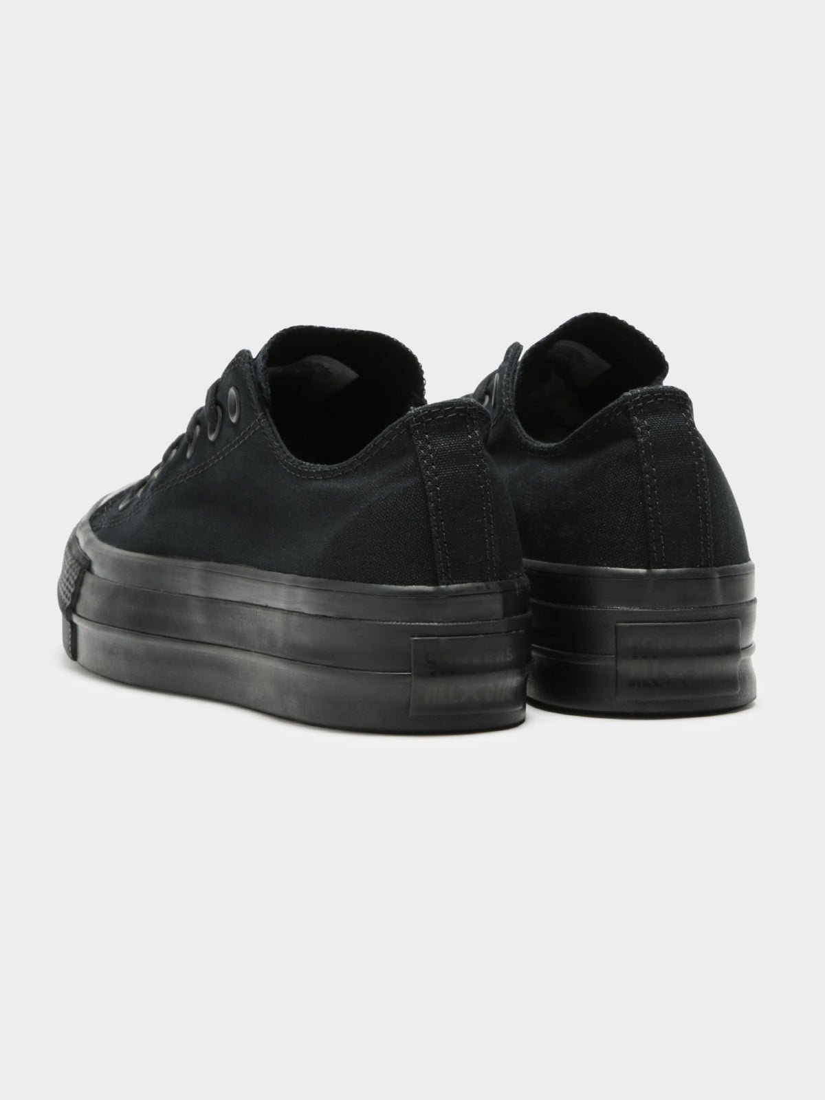 Converse Womens Chuck Taylor All Star Lift Platform Sneakers | Black/Black