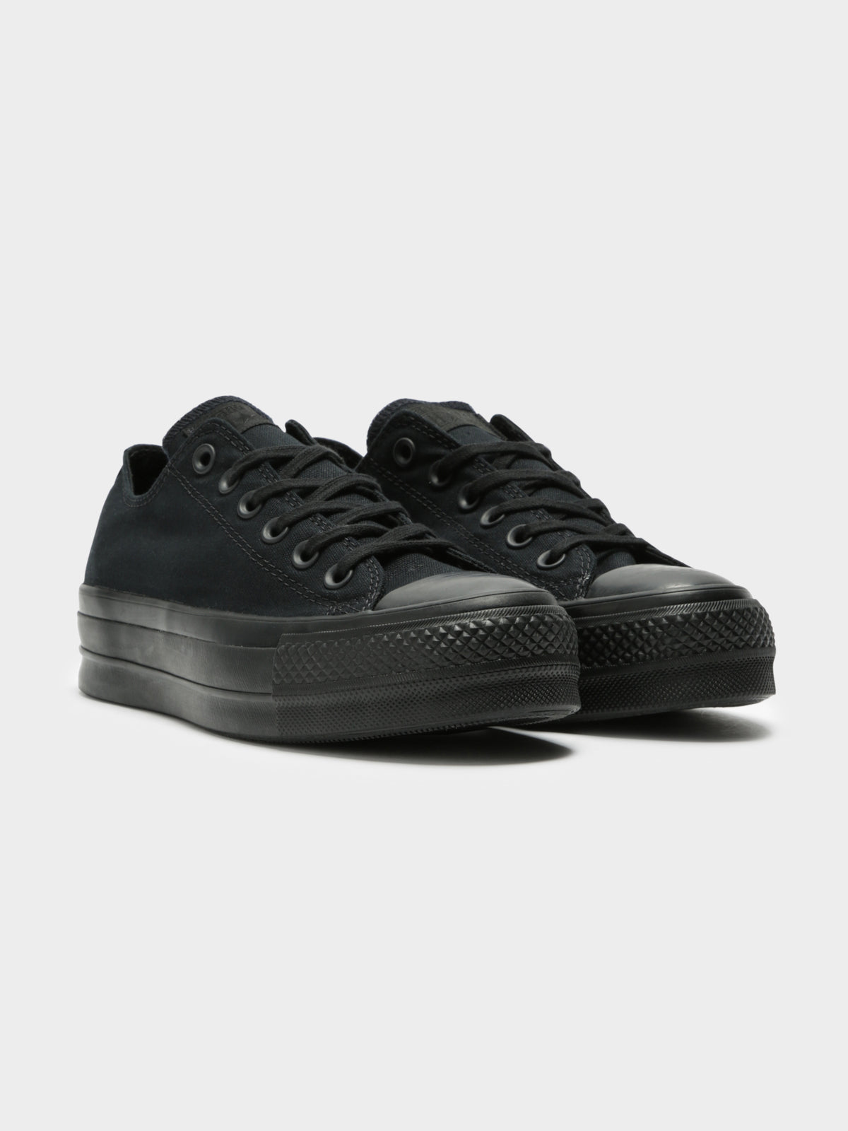 Womens Chuck Taylor All Star Lift Platform Sneakers in Ox Black