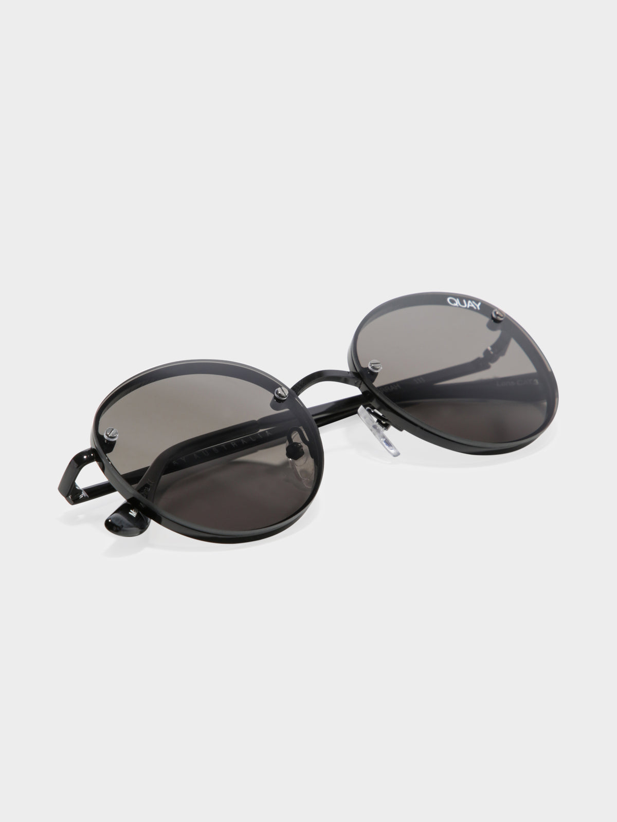 Farrah Sunglasses in Black with Smoke Lenses