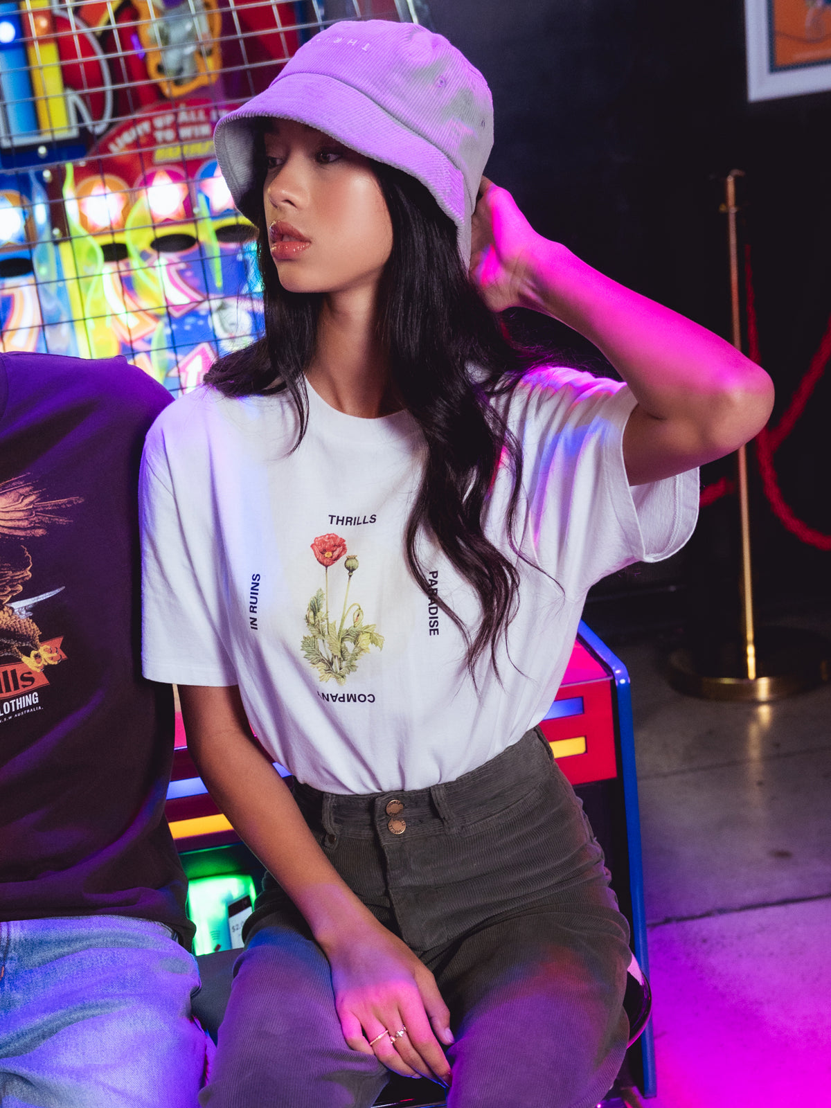 Thrills Modern Lover Merch Fit T-Shirt | White