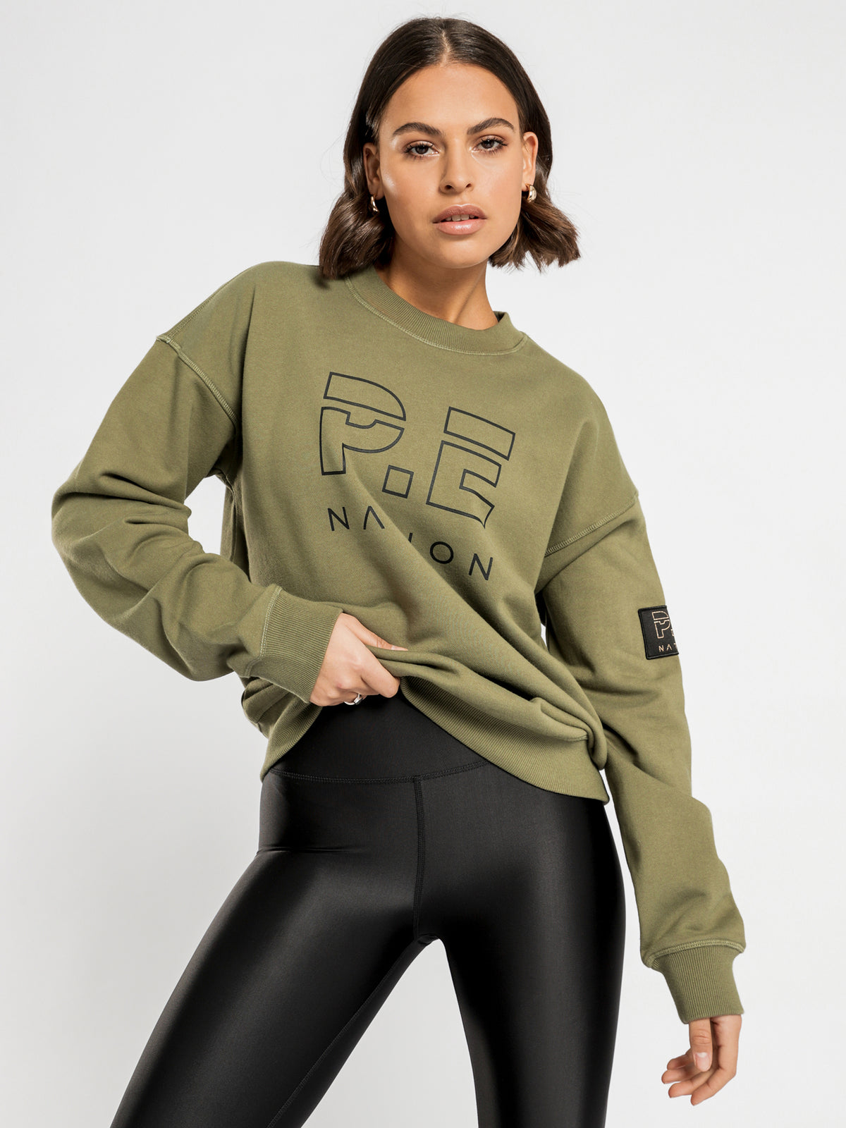 Pe Nation Heads Up Sweat | Olive