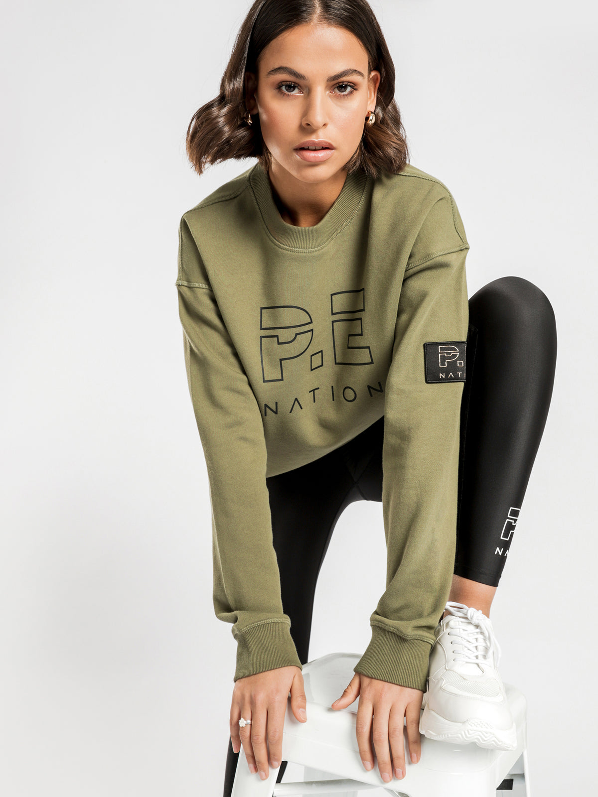 Heads Up Sweat in Olive