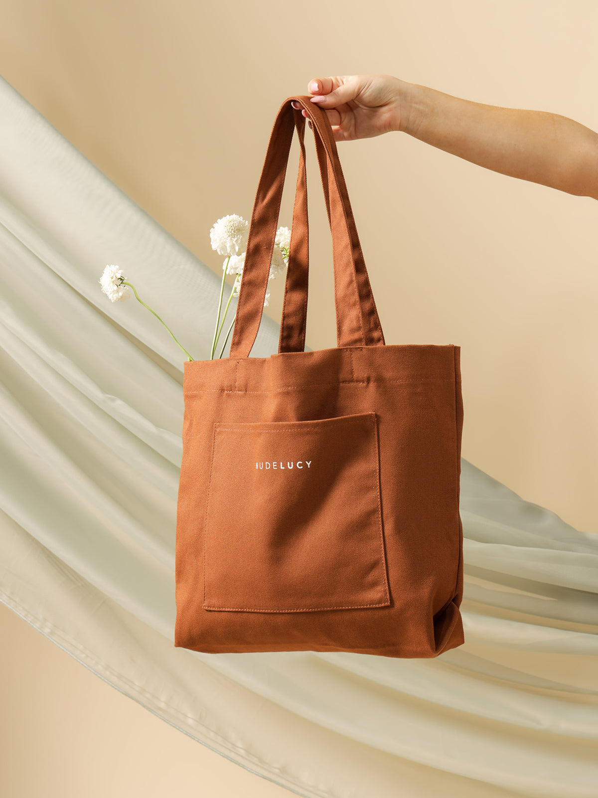 Nude Lucy Classic Tote in Brown