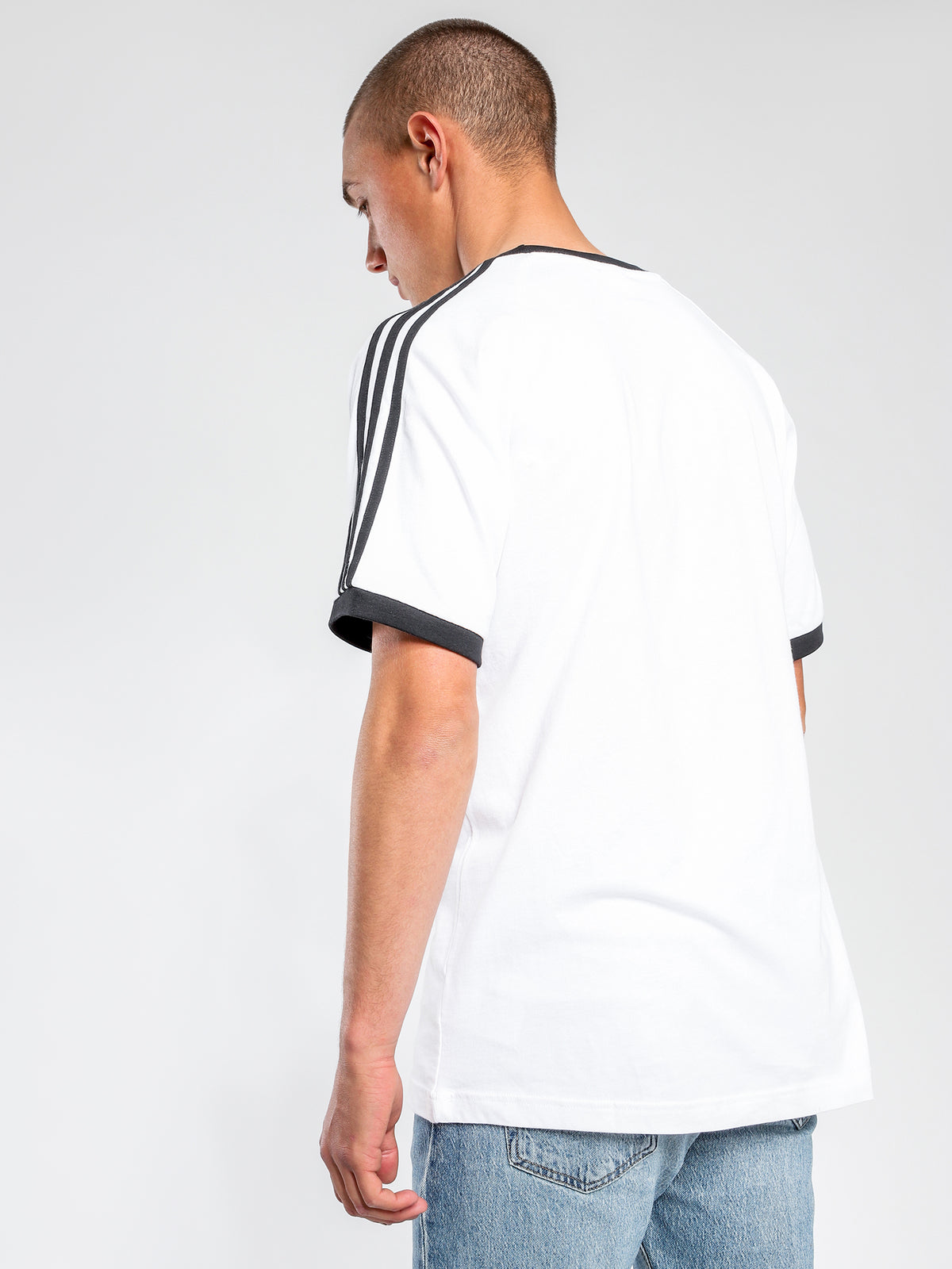 Adidas Originals 3-Stripes T-Shirt | White