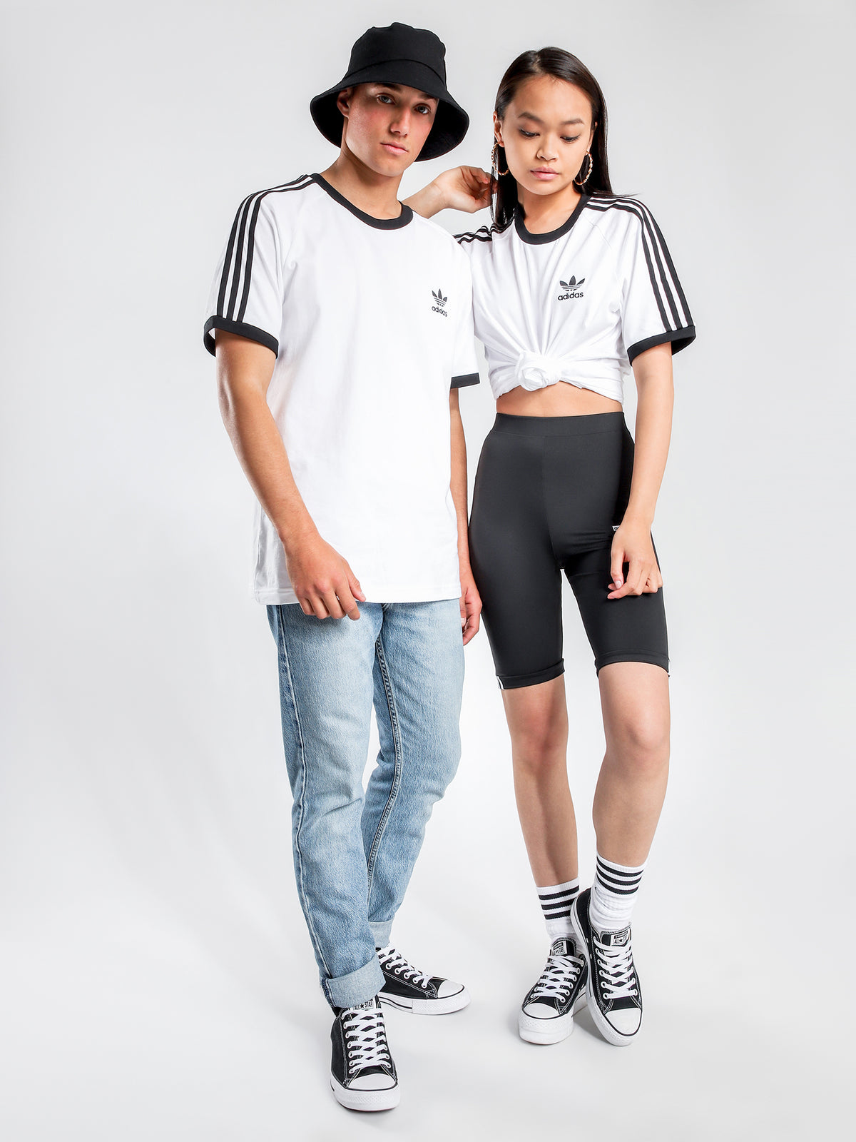 Adidas Originals 3-Stripes T-Shirt | White