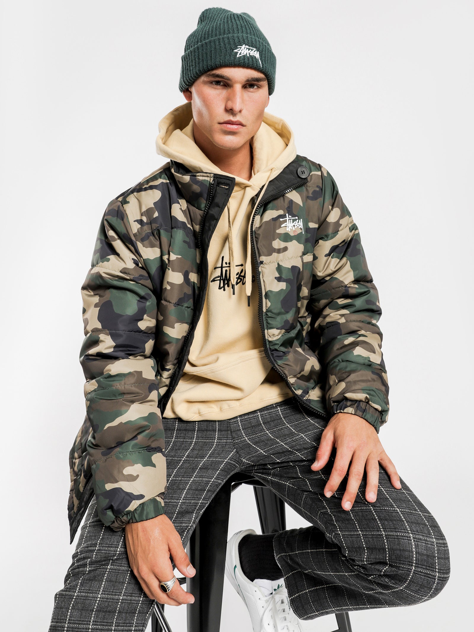 Graffiti Reversible Puffa Jacket