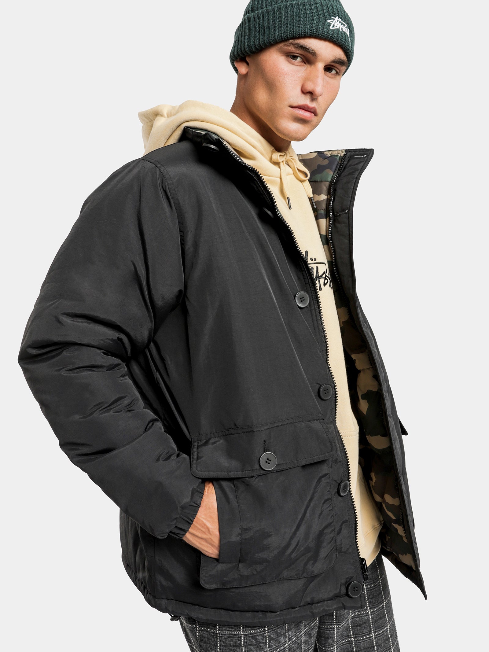 Graffiti Reversible Puffa Jacket