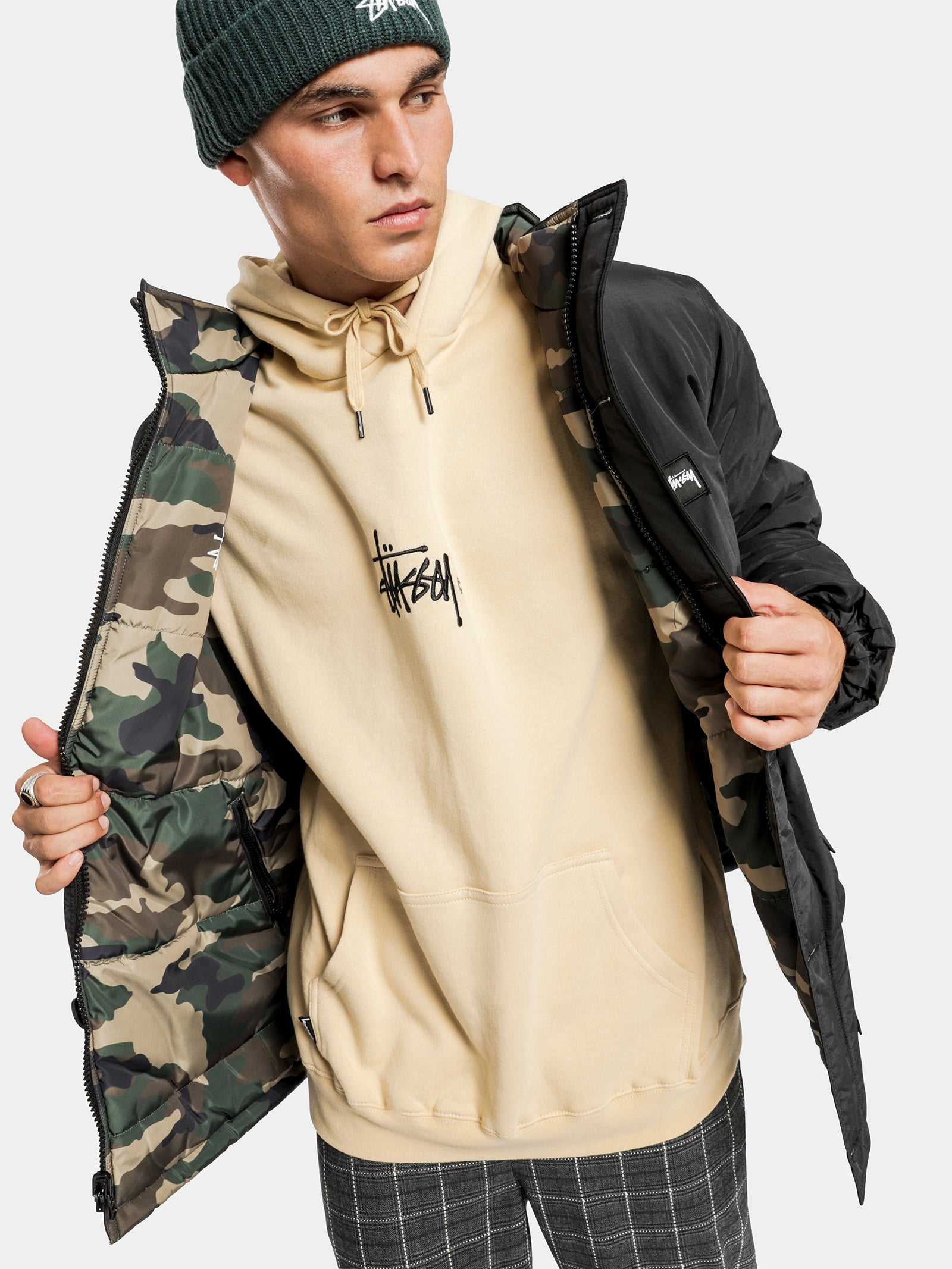 Graffiti Reversible Puffa Jacket