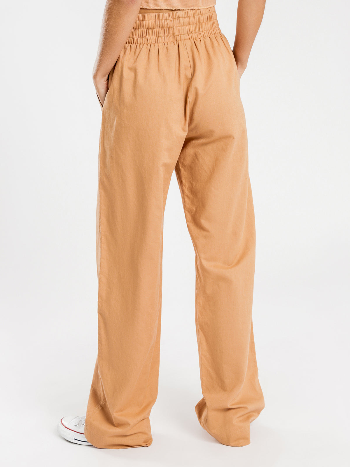 Amber Linen Pants in Clay