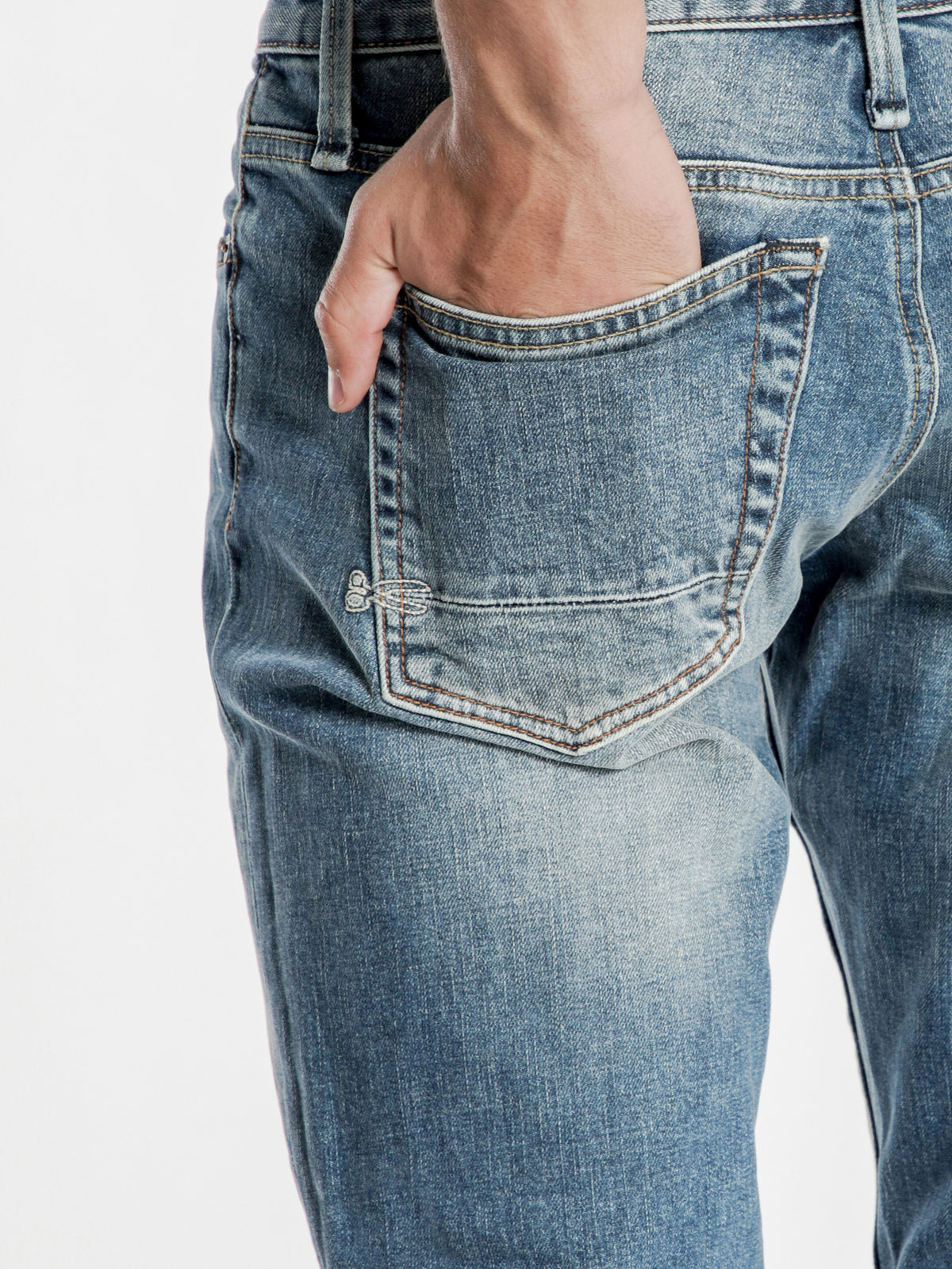 Razor Acsubl Slim Jeans in Blue Wash Denim