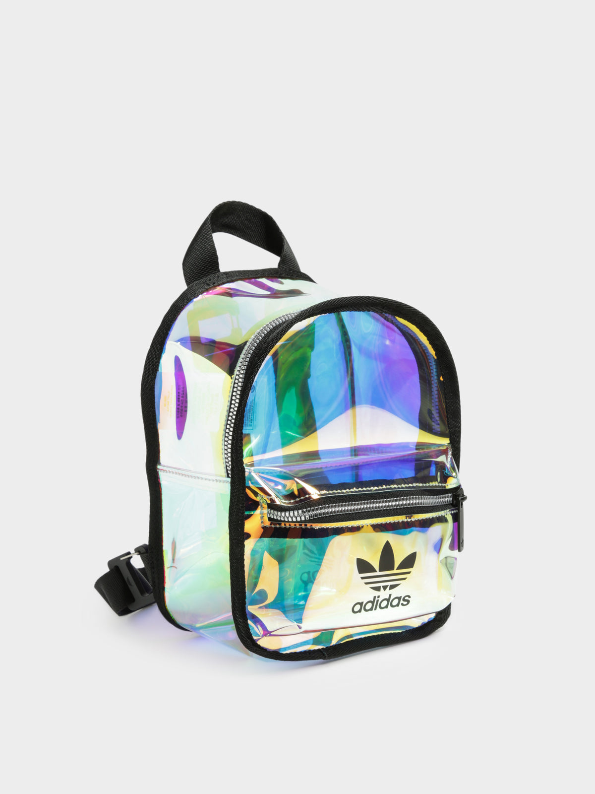 Iridescent Mini Backpack in Clear