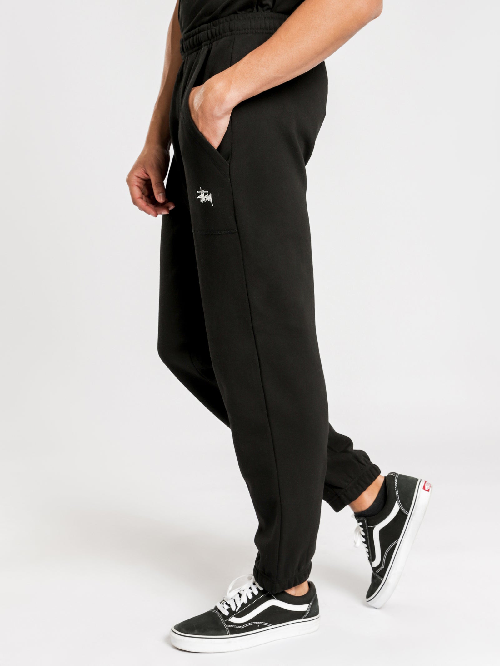 Stussy Graffiti Track Pants Black | Glue Store