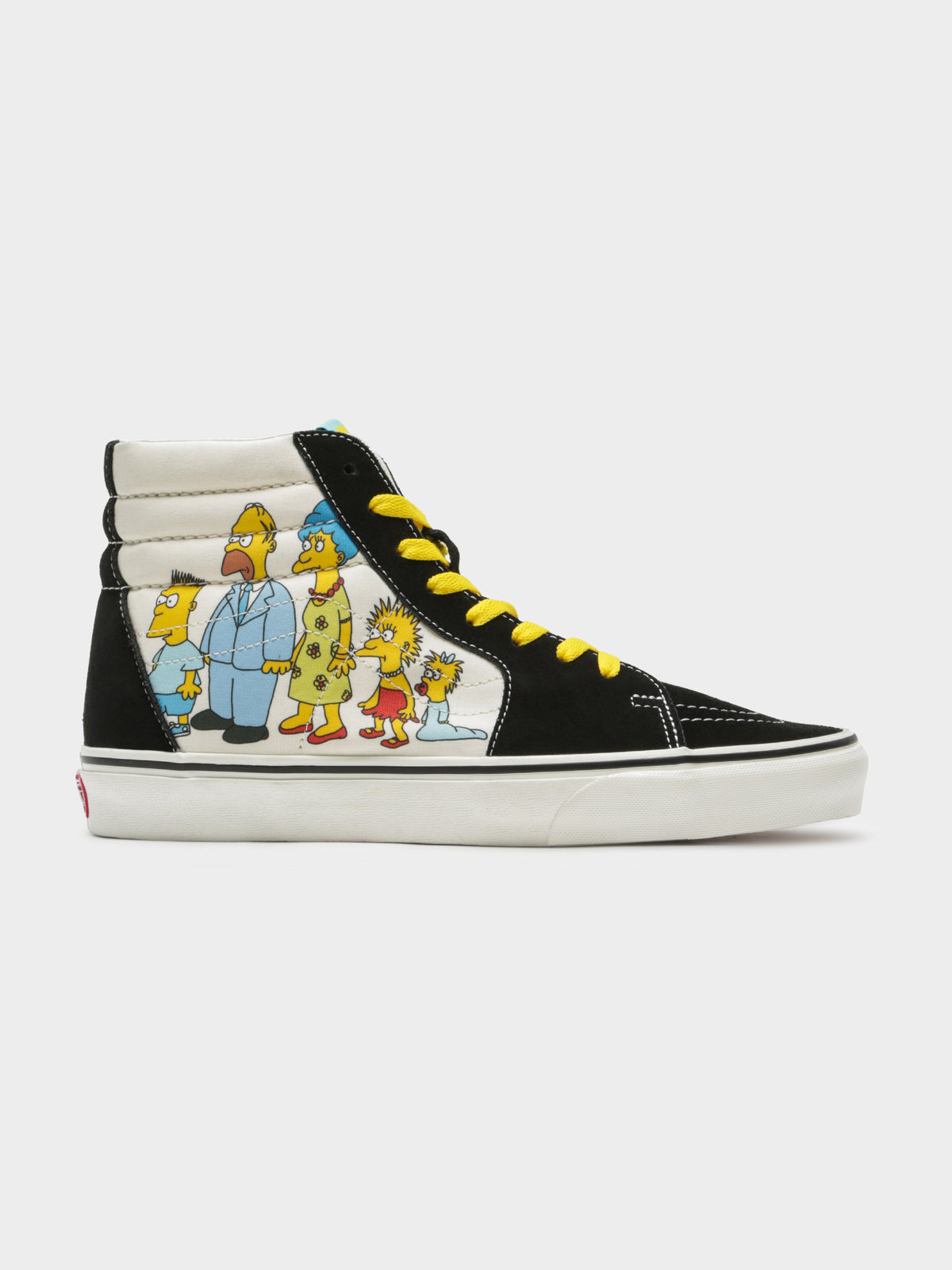 Mens The Simpsons X Vans 1987-2020 Sk8 High Top Sneakers in Yellow