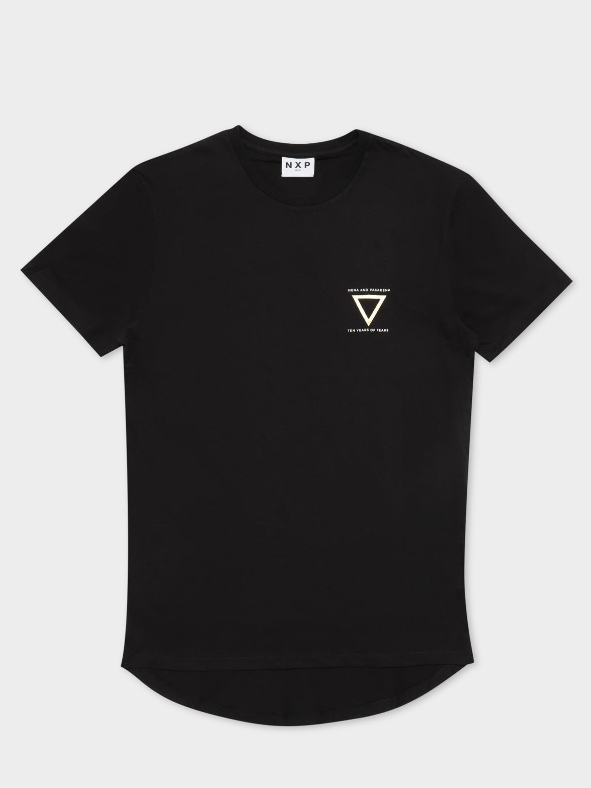 Outsider Cape-Back T-Shirt in Black