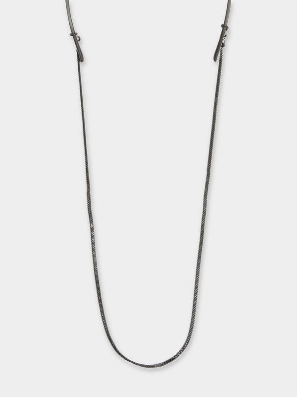 Le specs Sunglasses Neck Chain in Chunky Black Black Glue Store