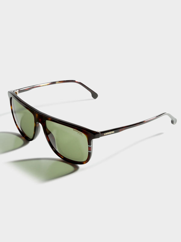 Gafas De Sol CARRERA 218/S Para Hombre - Color Havgreen, Tamaño 58, Estilo Deportivo