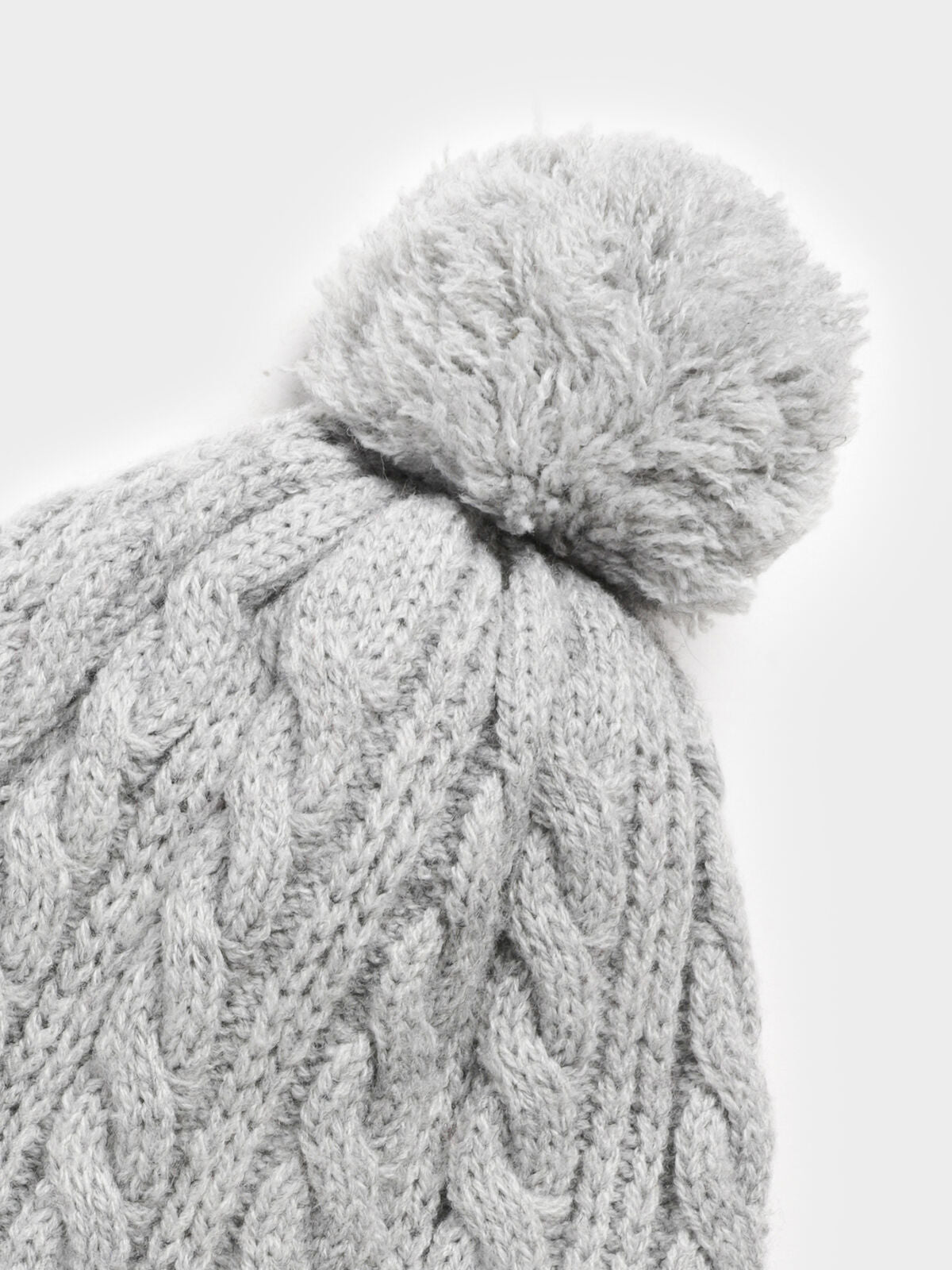 Article One Junior Cable-Knit Beanie | Grey