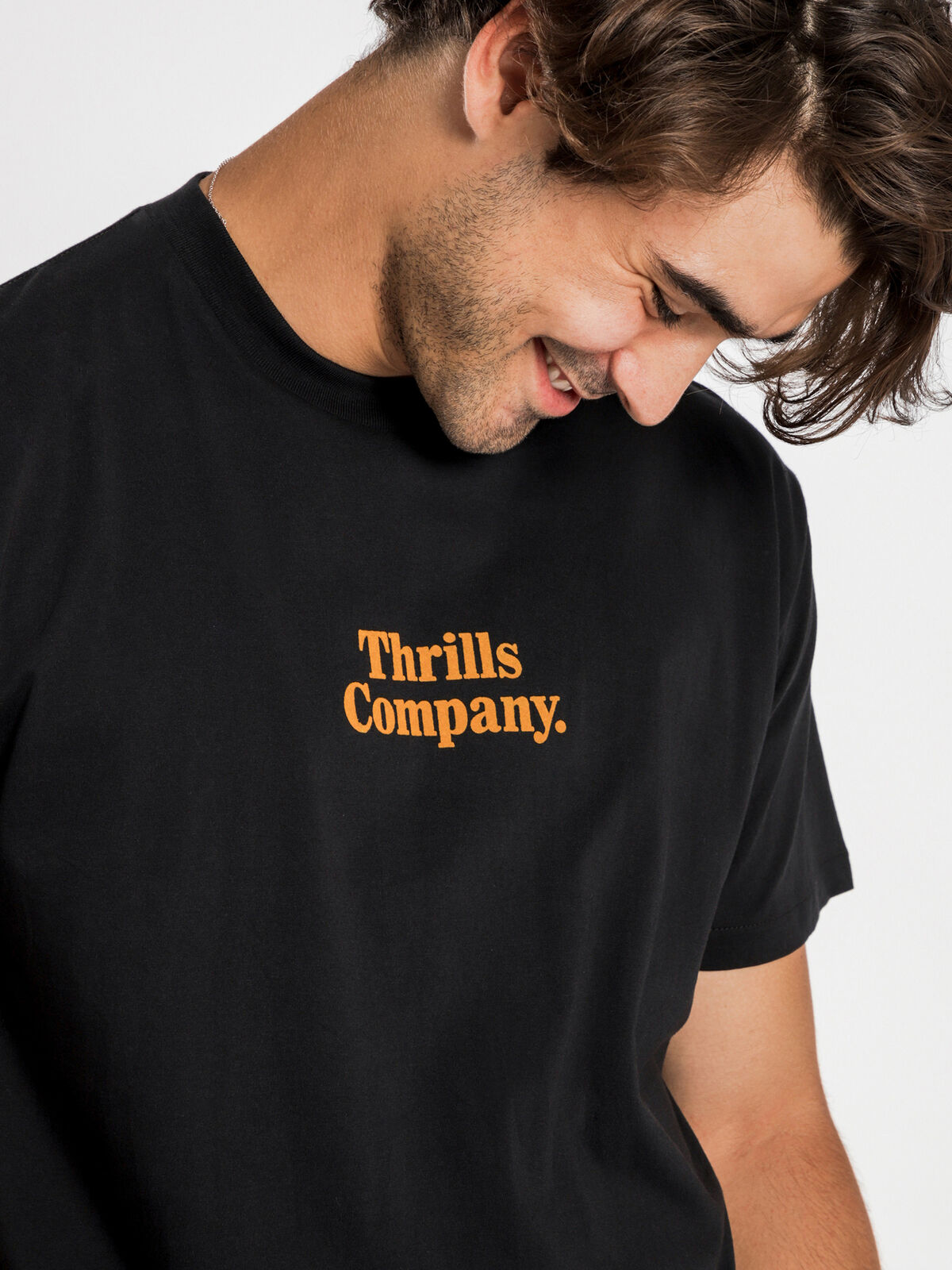 Thrills Strength Merch Fit T-Shirt | Black