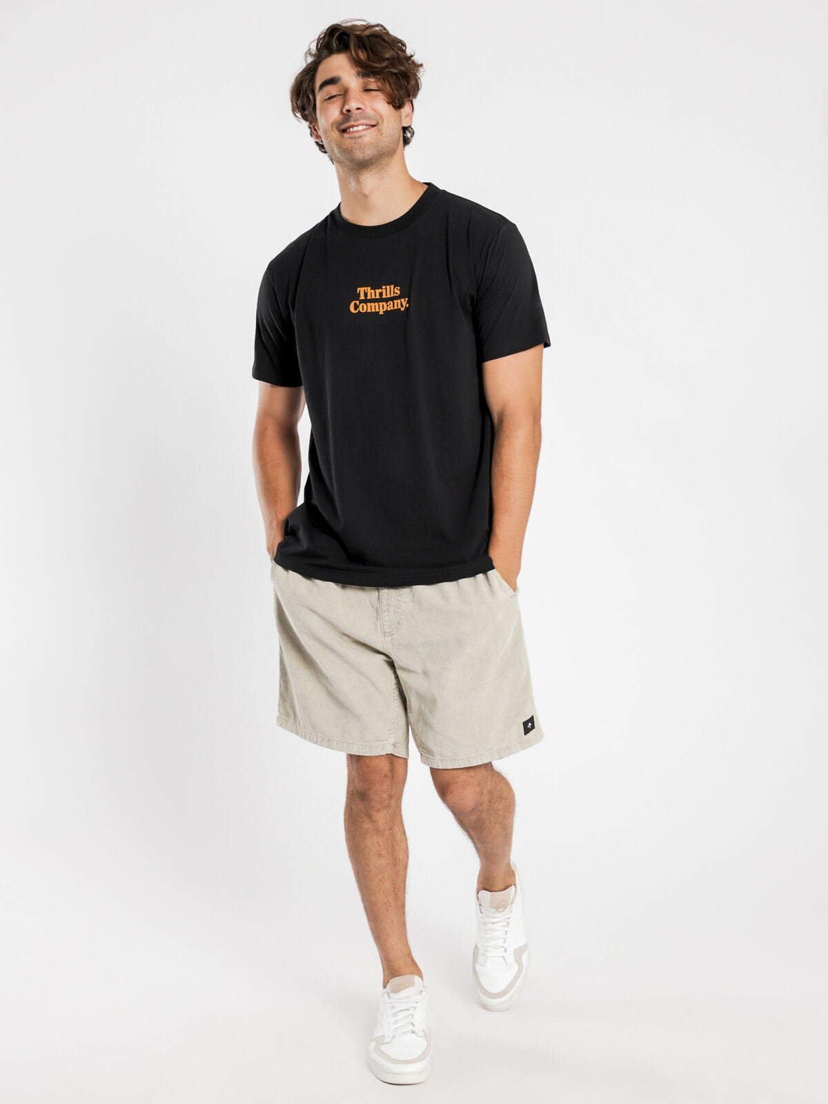 Thrills Strength Merch Fit T-Shirt | Black