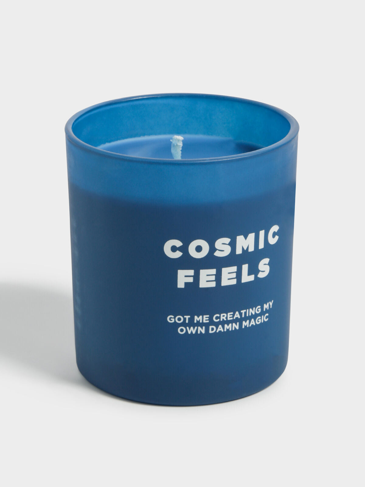 Solid Cosmic Feels Quote Candle in Pink Pepperpod Scent