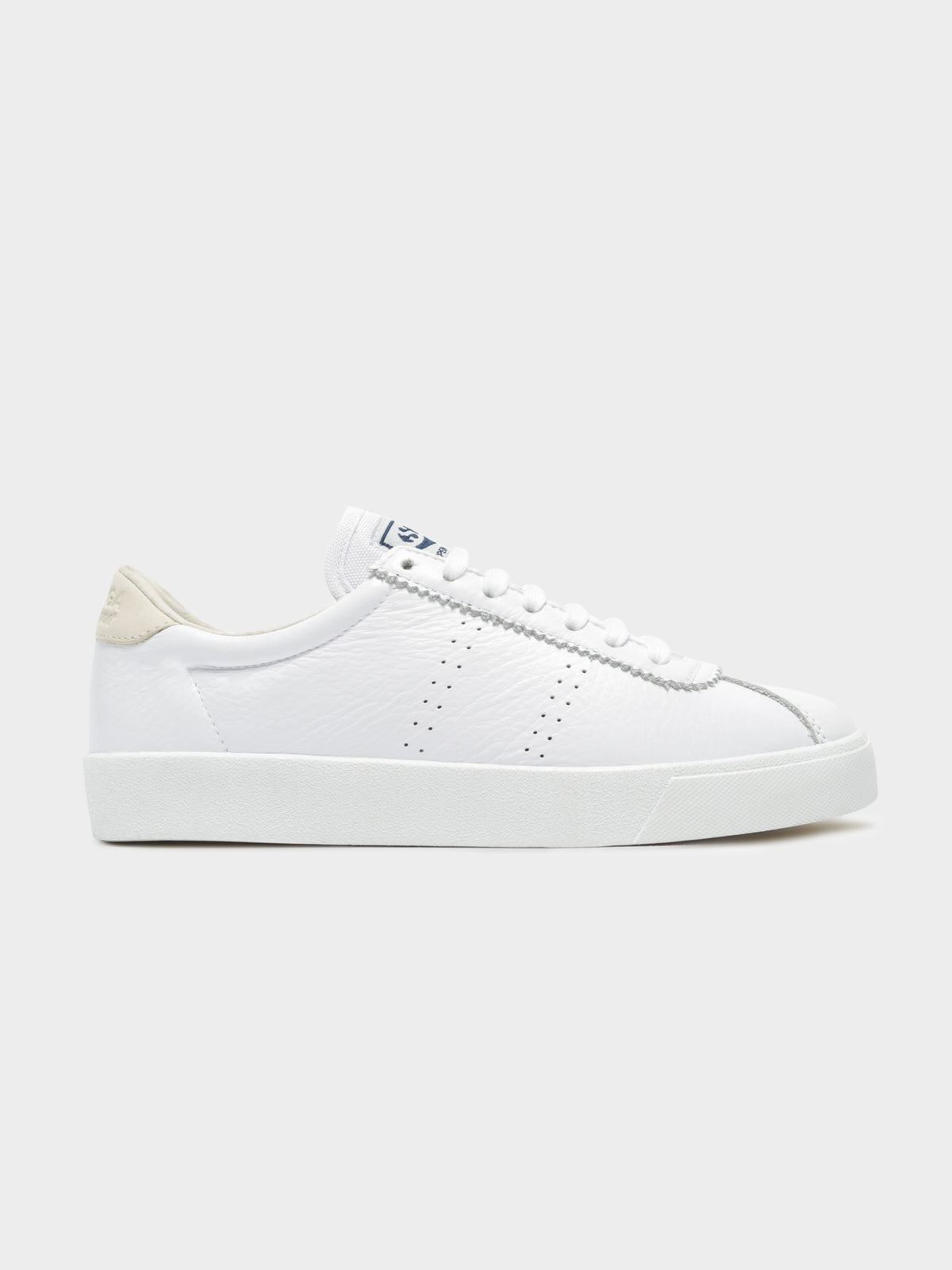 Unisex 2843 Club S Comfort Leather Sneakers in White