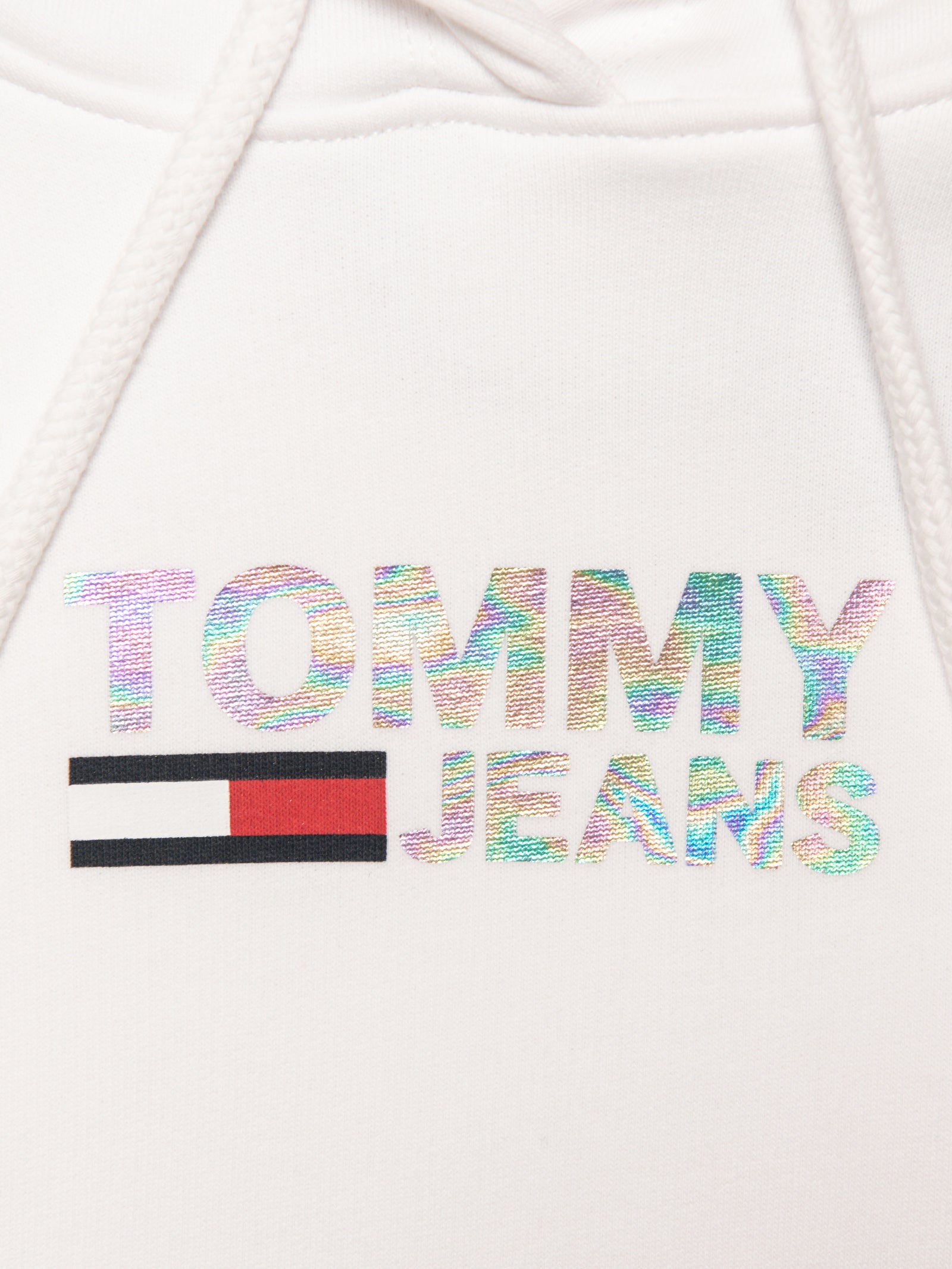 Slim Metallic Corporate Logo Hoodie