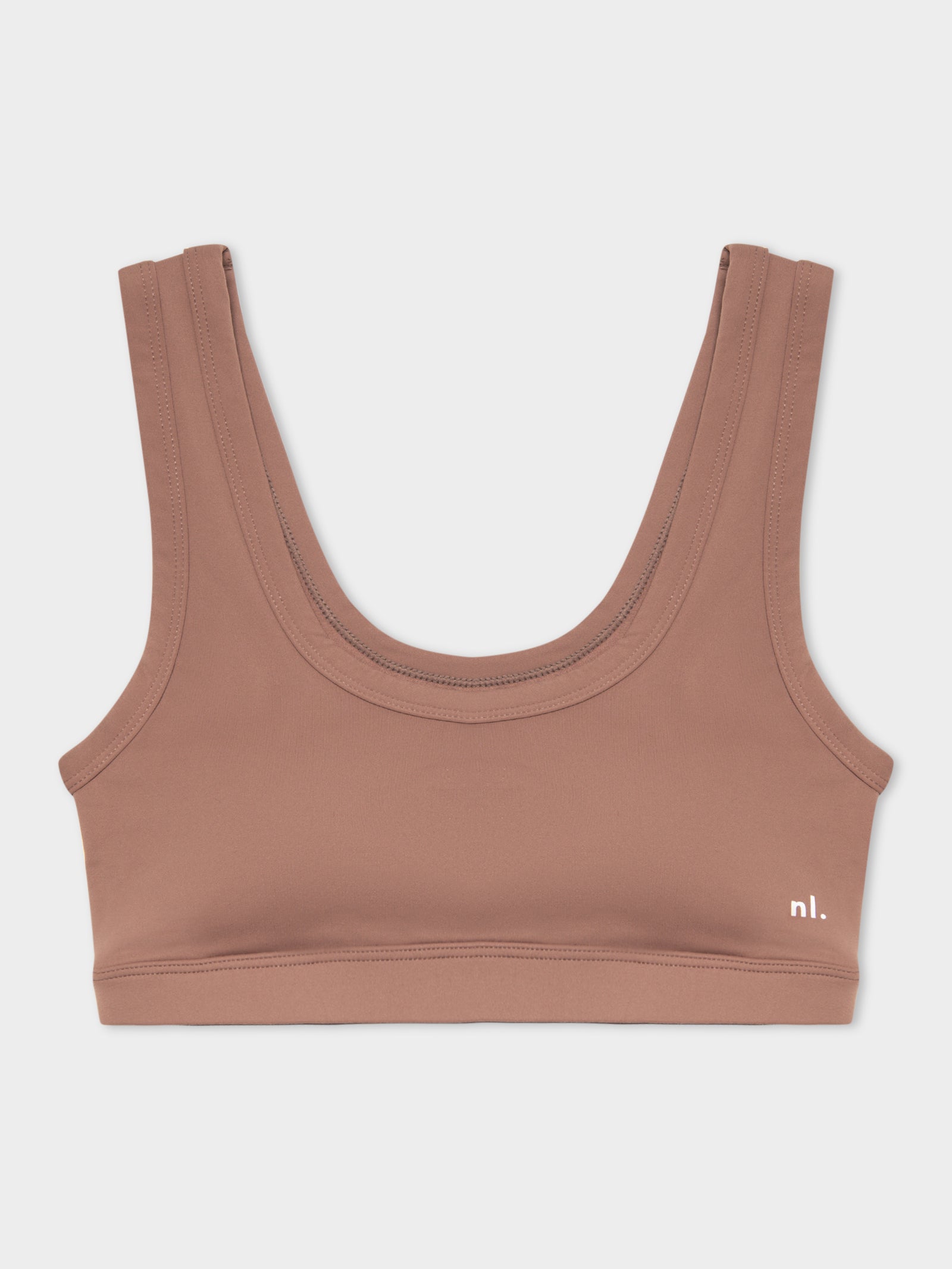 Nude Active Sports Bra in Rosewood