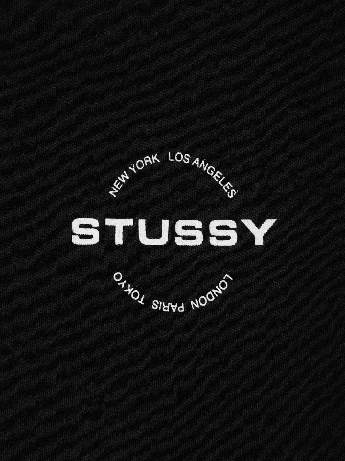 Stussy City Circle T-Shirt | Black