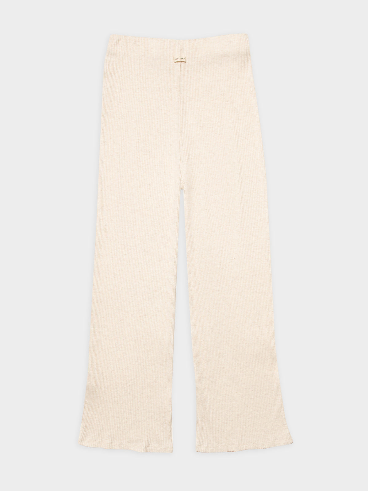 Ribbed Lounge Culotte in Cream Marle