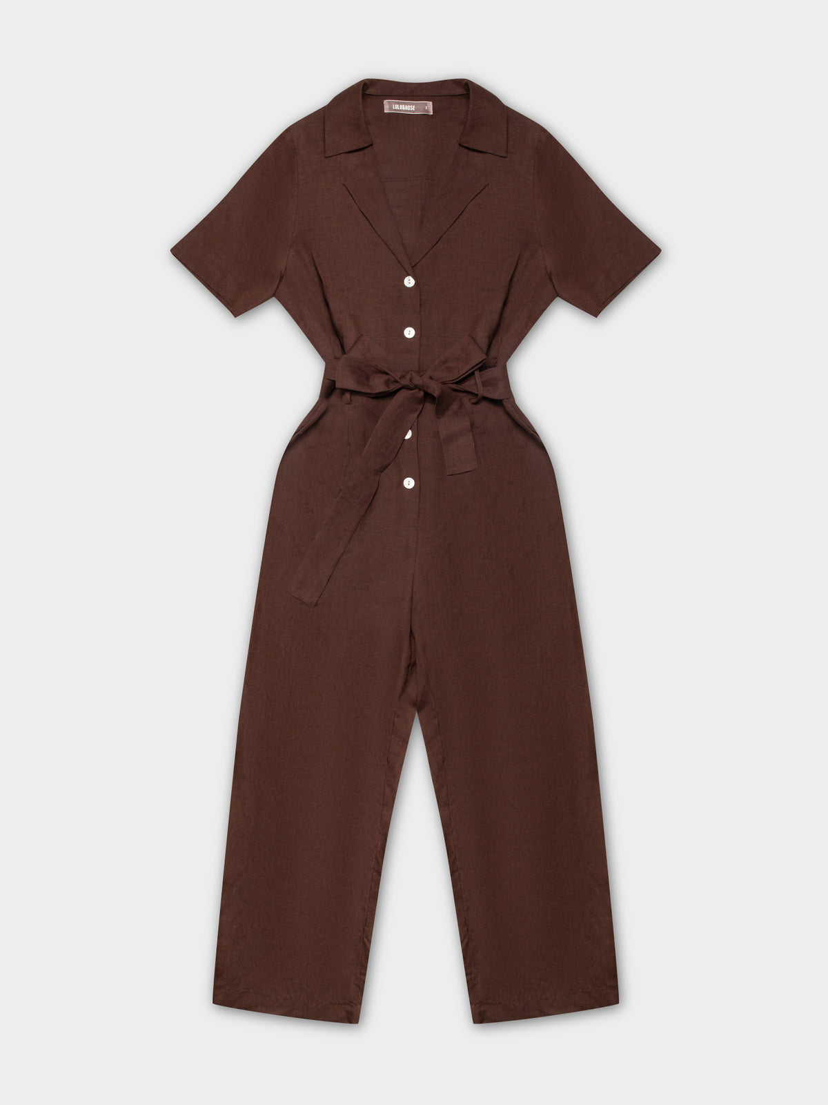 Solange Jumpsuit in Cacao
