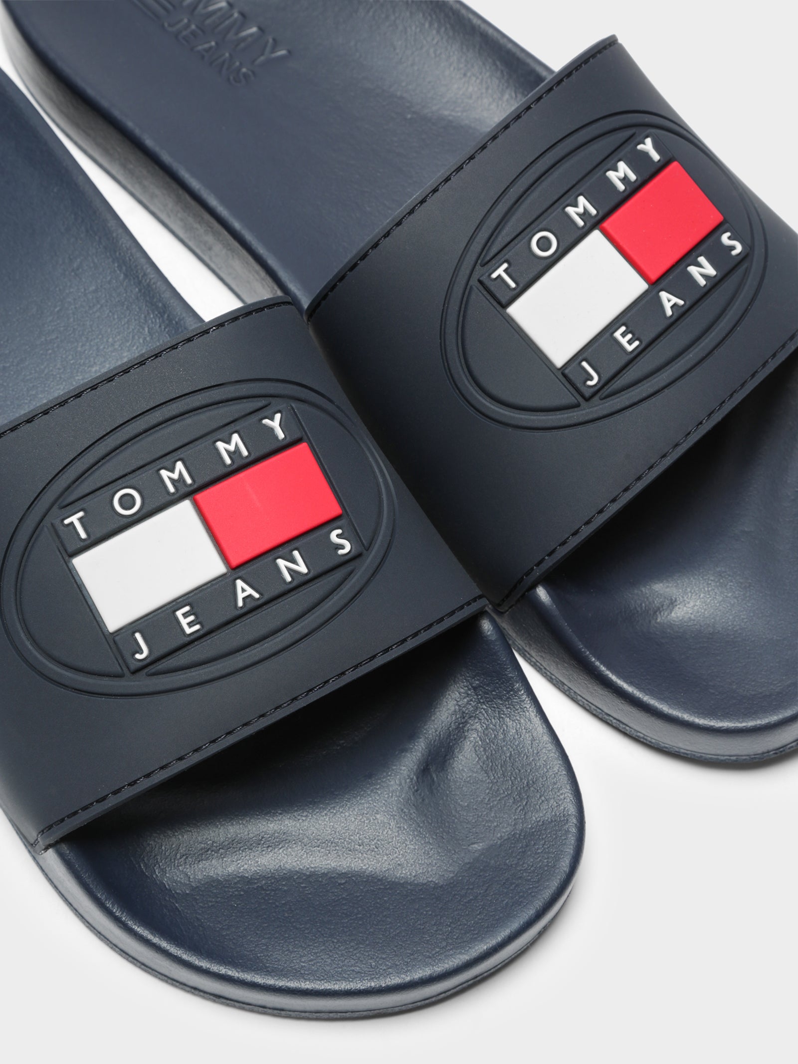 Mens Tommy Jeans Seasonal Flag Slides