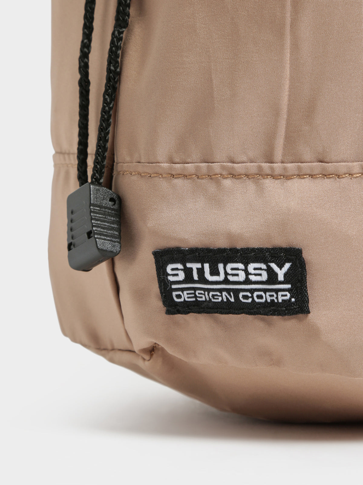 Crushable Barrel Bag in Taupe