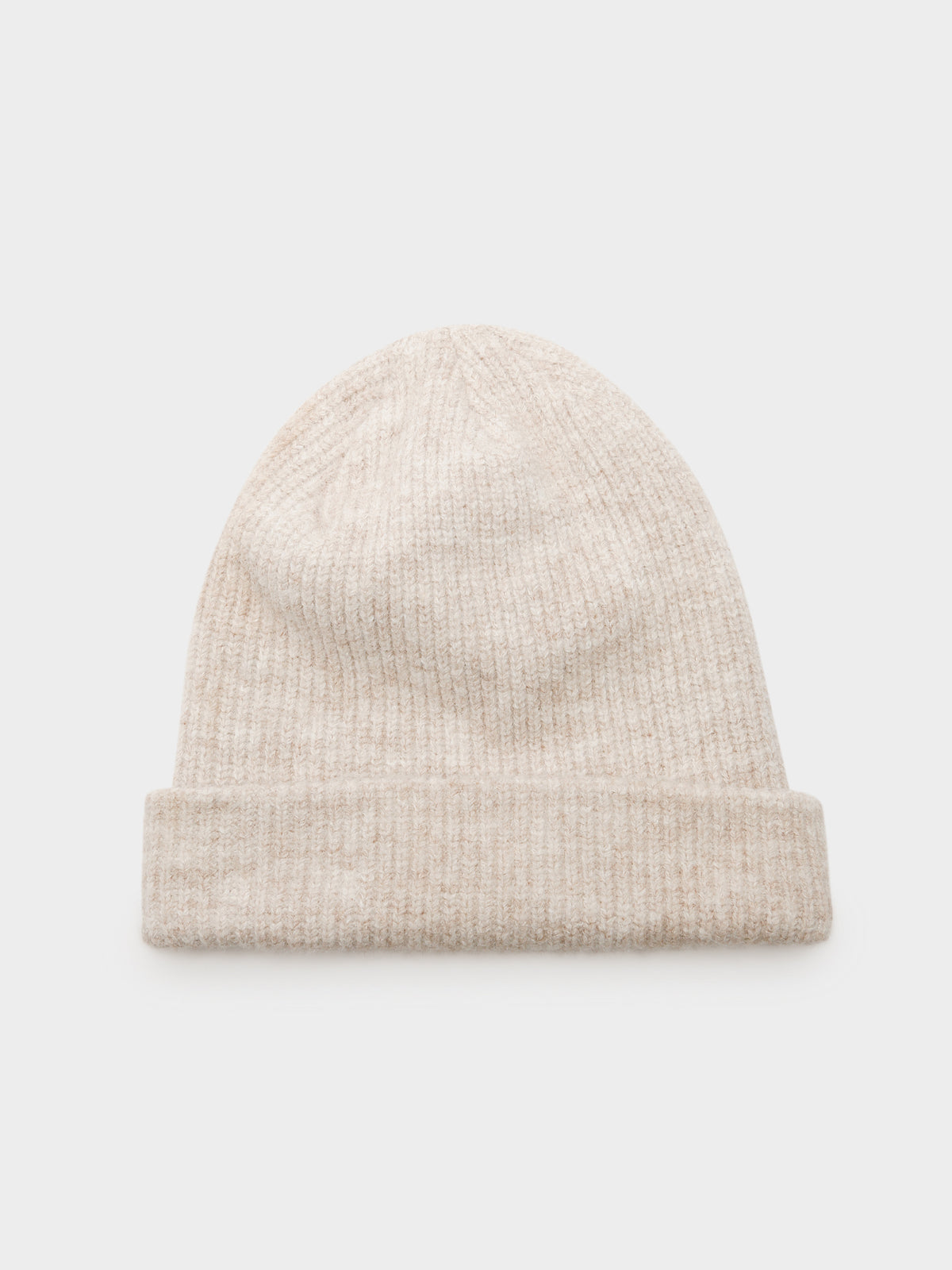 Nude Lucy Classic Beanie in Natural Marle