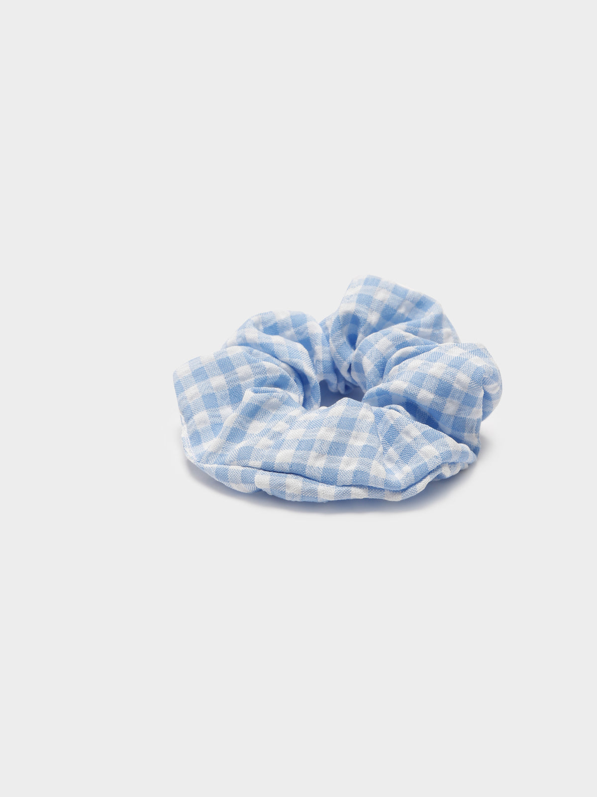 Reese Scrunchie in Sky Check