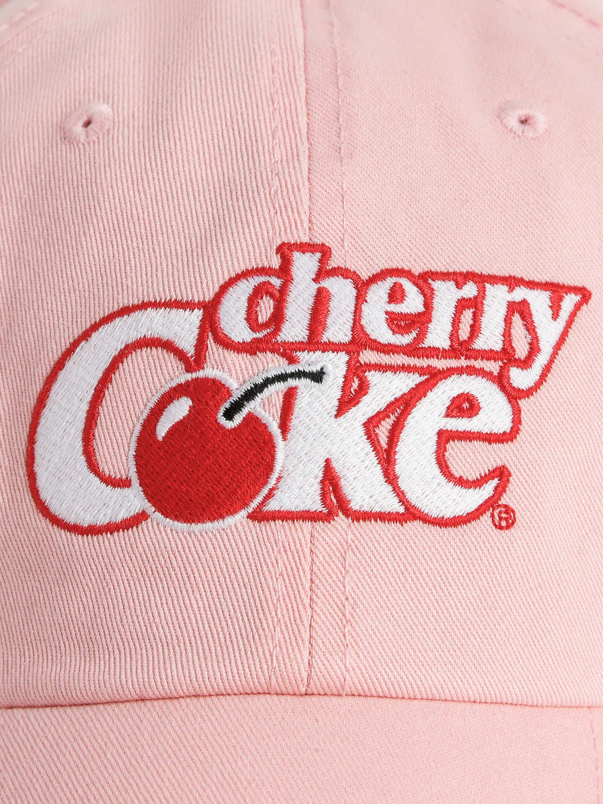 Cherry Coke Ball Park Cap in Club Pink