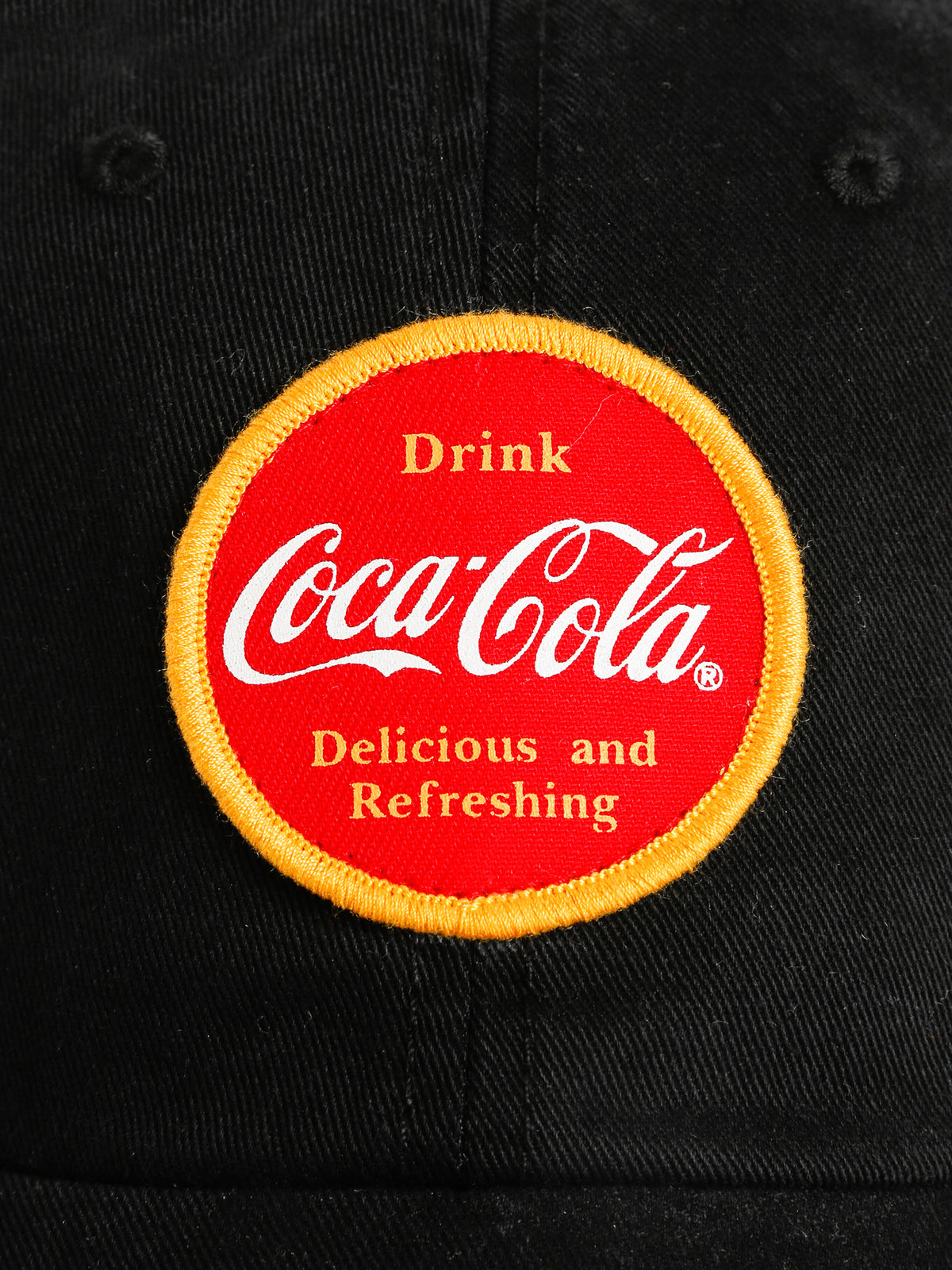 Drink Coca Cola Ball Park Cap in Black