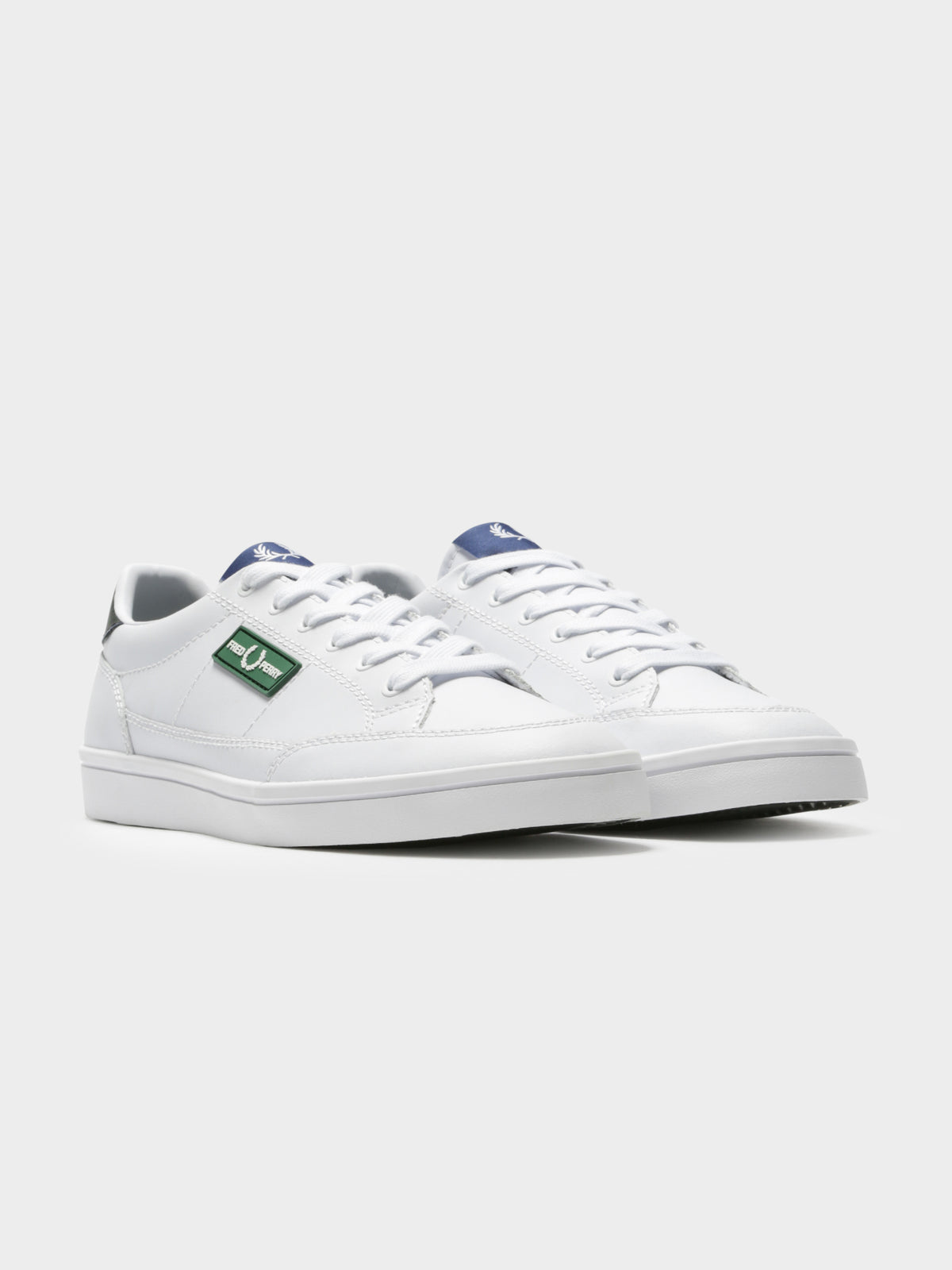 Fred Perry Mens Deuce Leather Sneaker | White