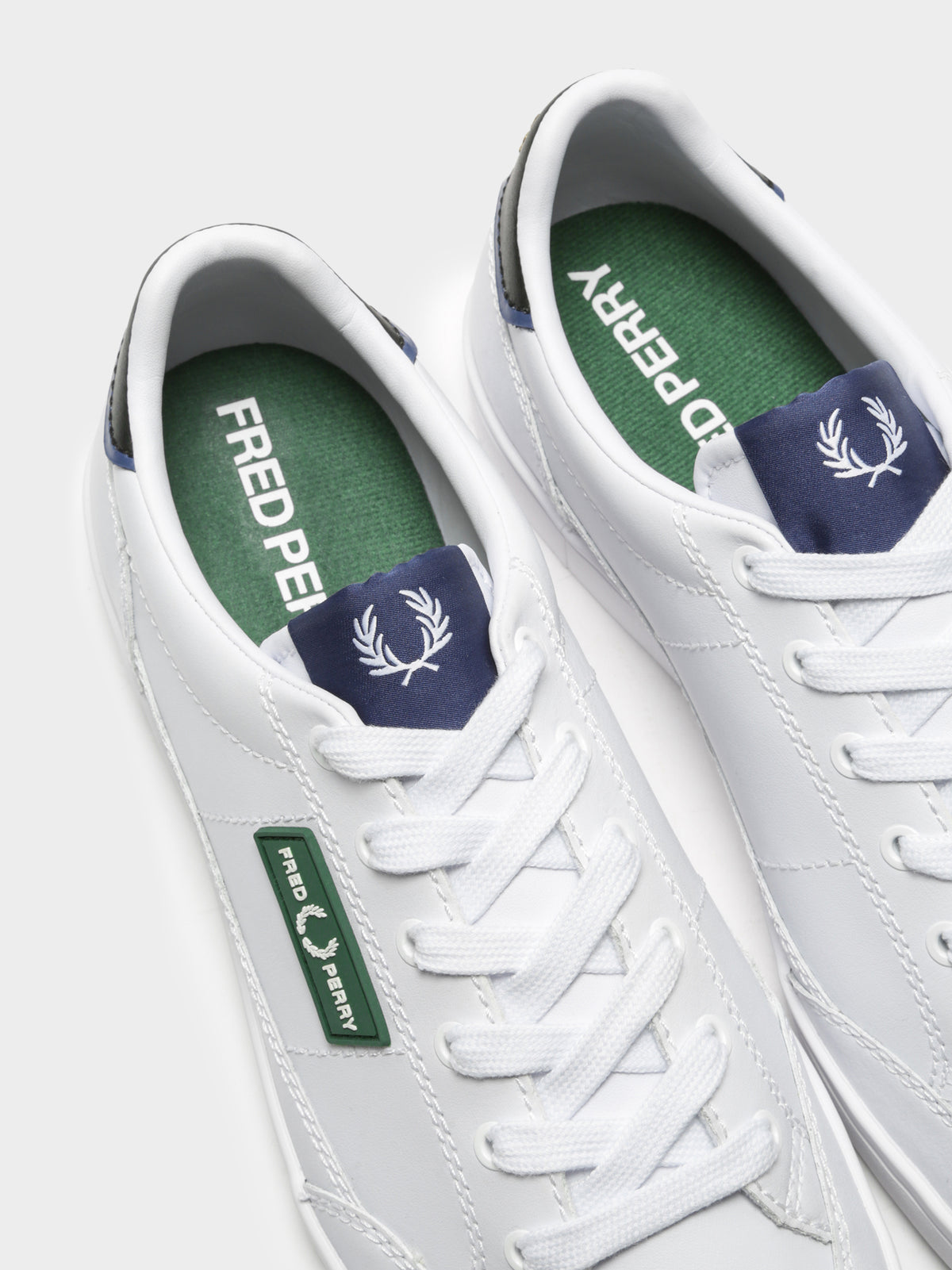 Fred Perry Mens Deuce Leather Sneaker | White