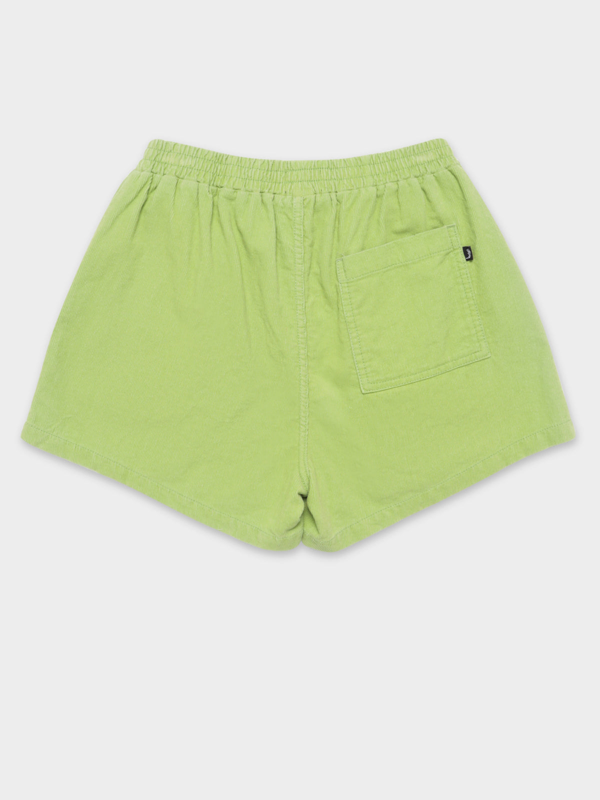 Stock Cord Shorts in Lime