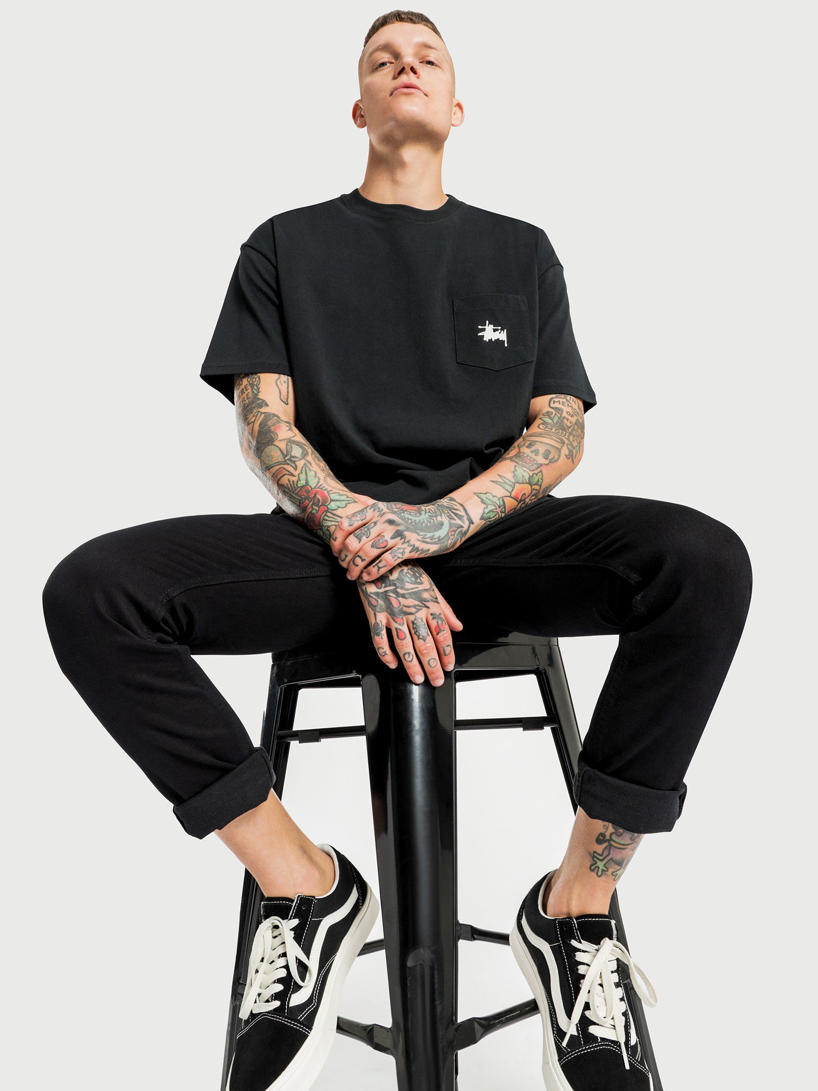 Graffiti Pocket Short Sleeve T-Shirt