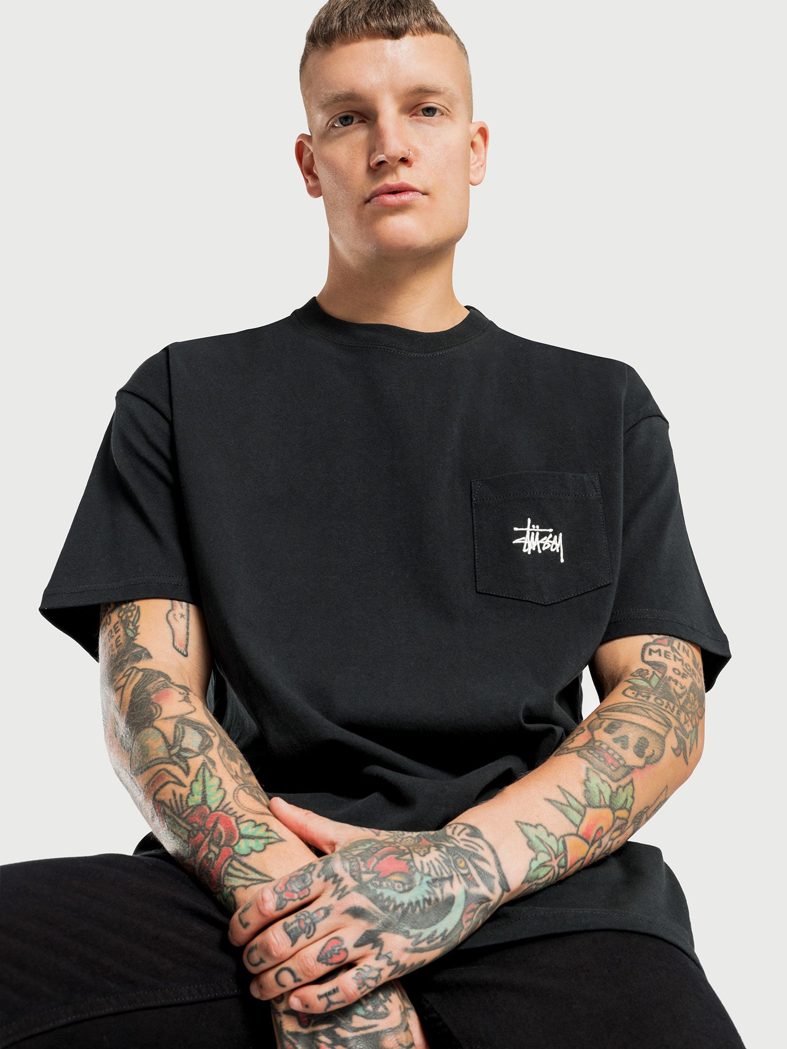 Graffiti Pocket Short Sleeve T-Shirt